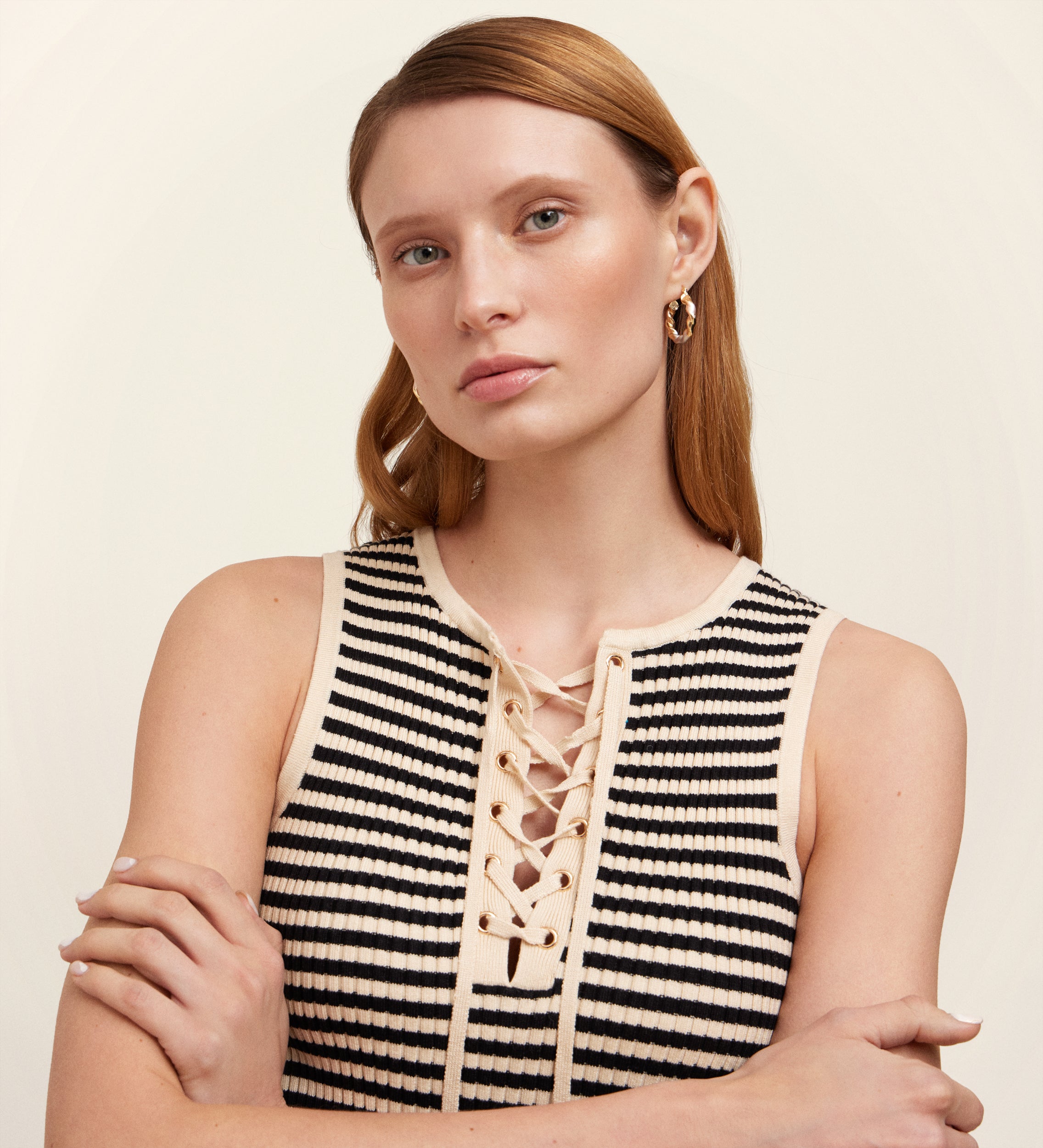 Top tricot rayas