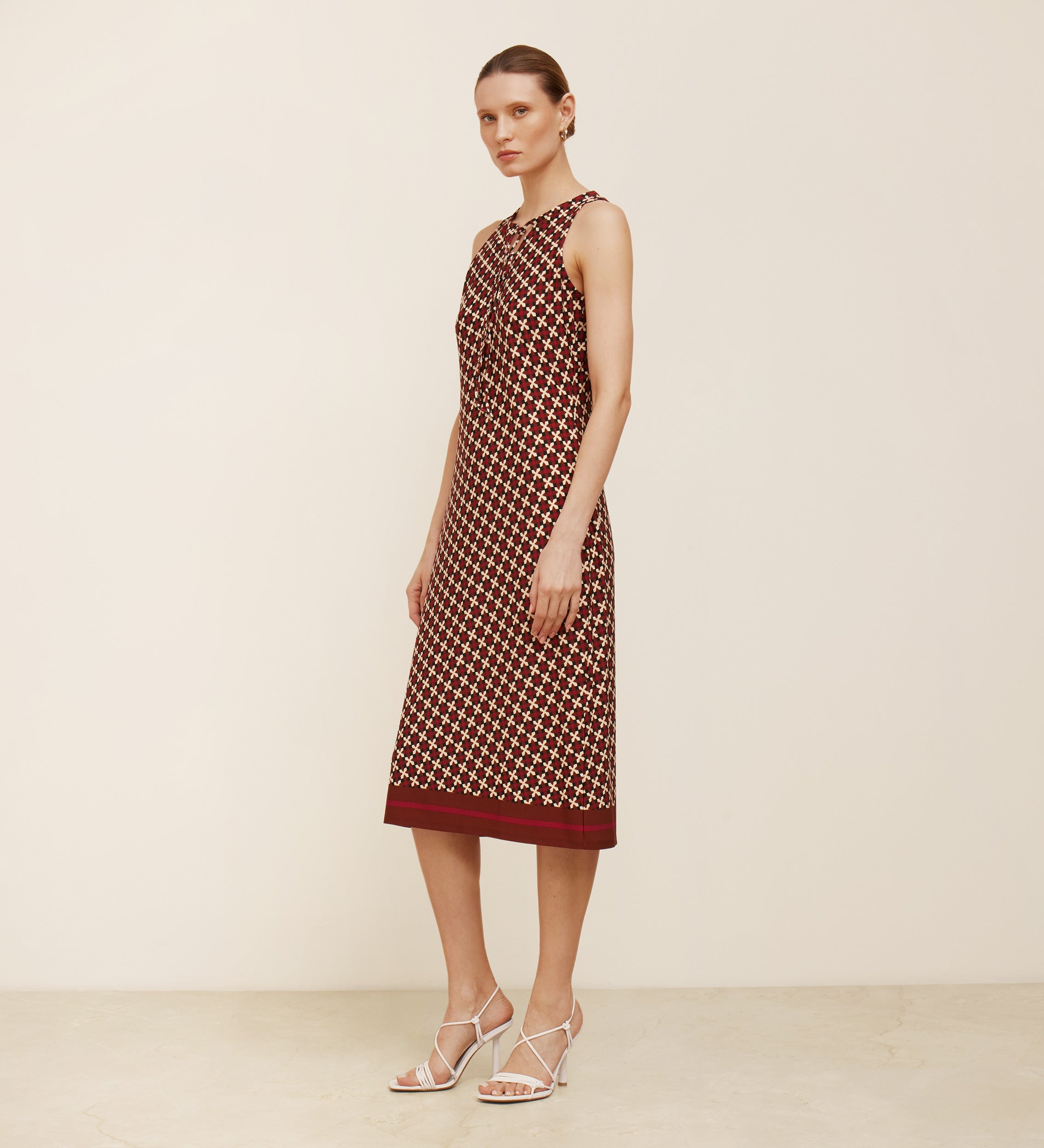 Vestido punto estampado
