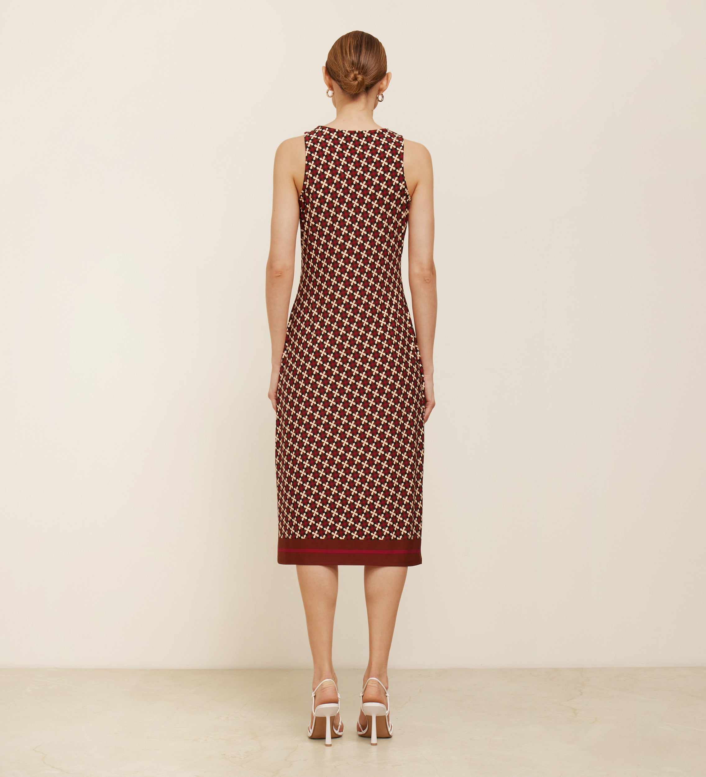 Vestido punto estampado