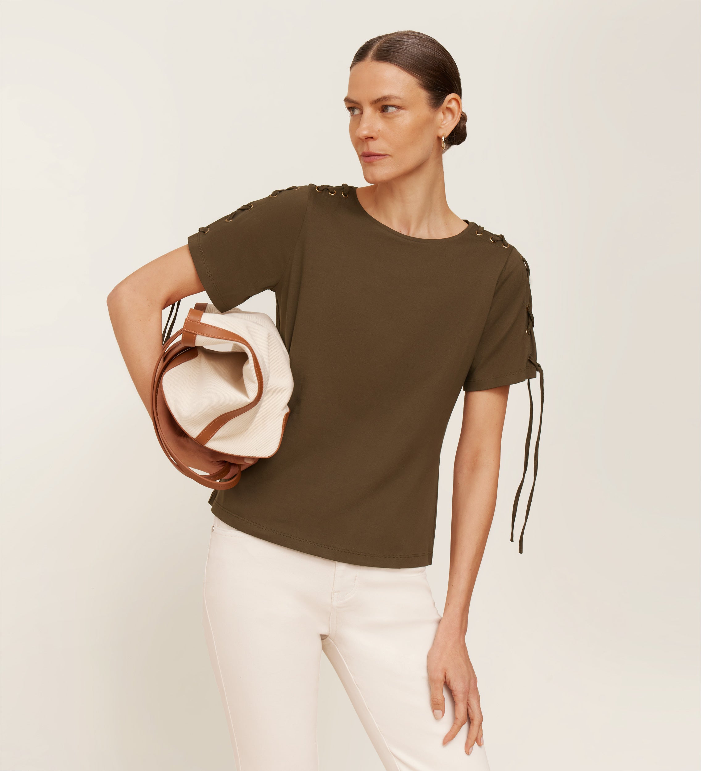 Eyelet t-shirt