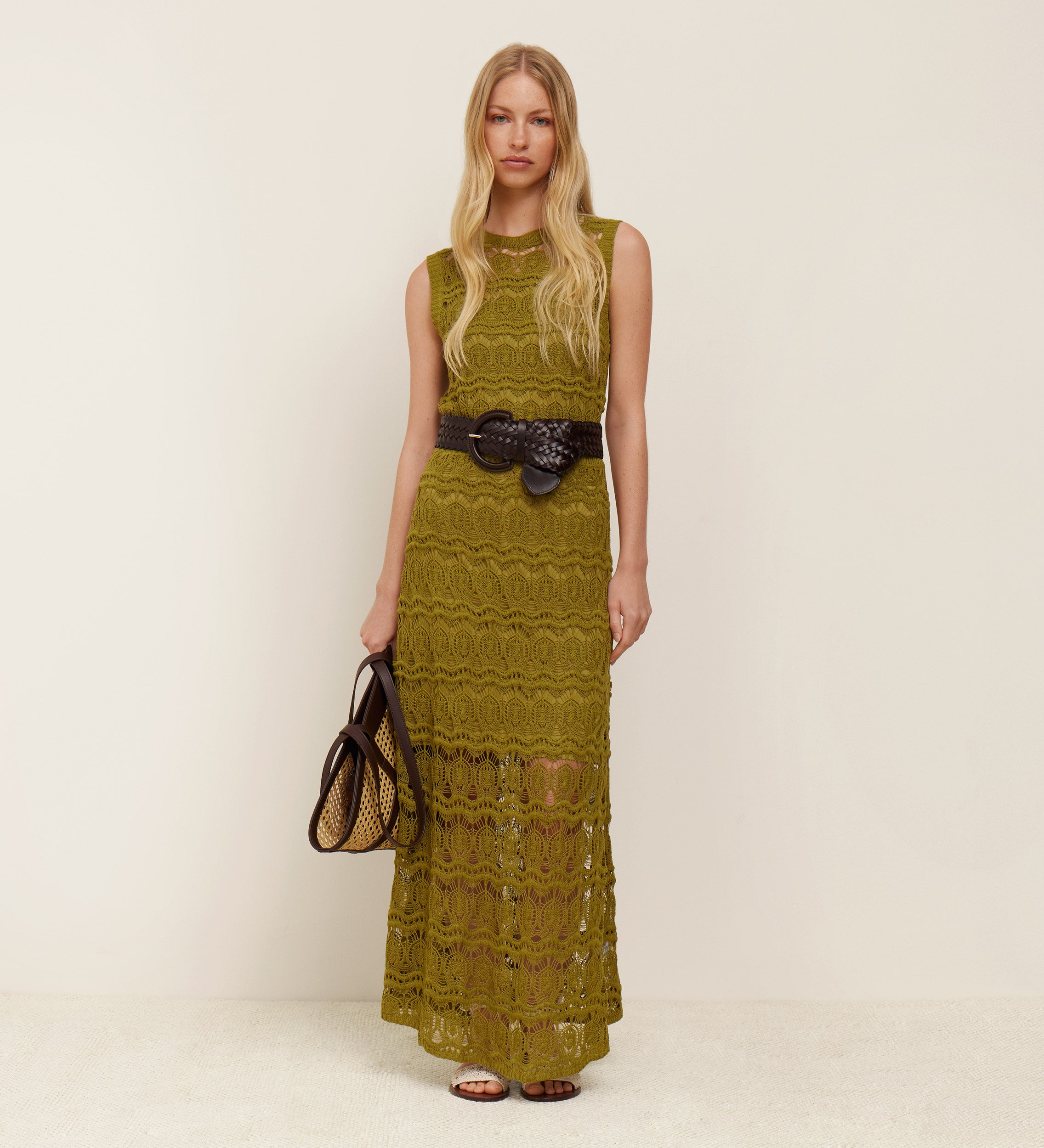 A-line tricot skirt