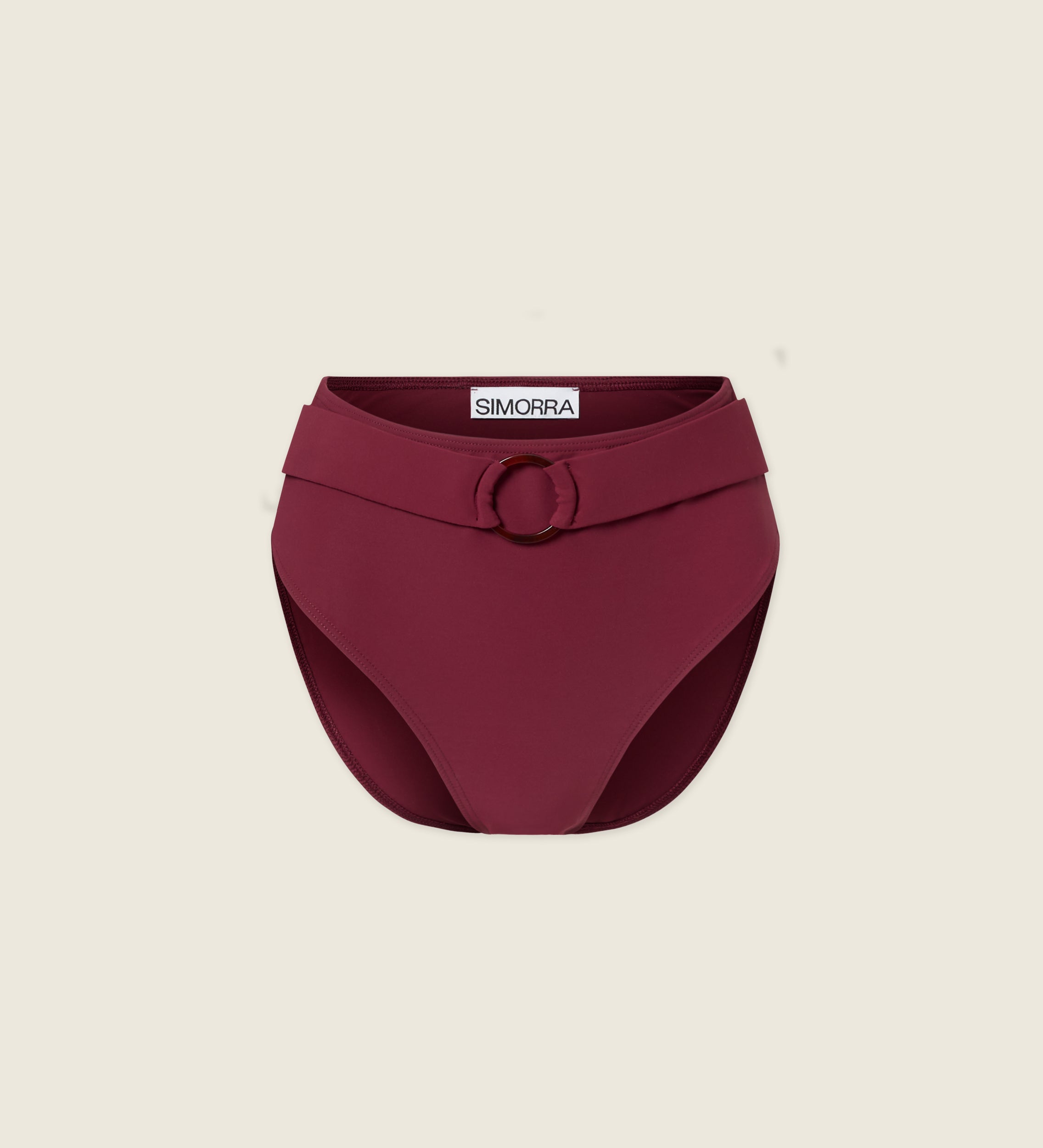 High-rise bikini bottoms