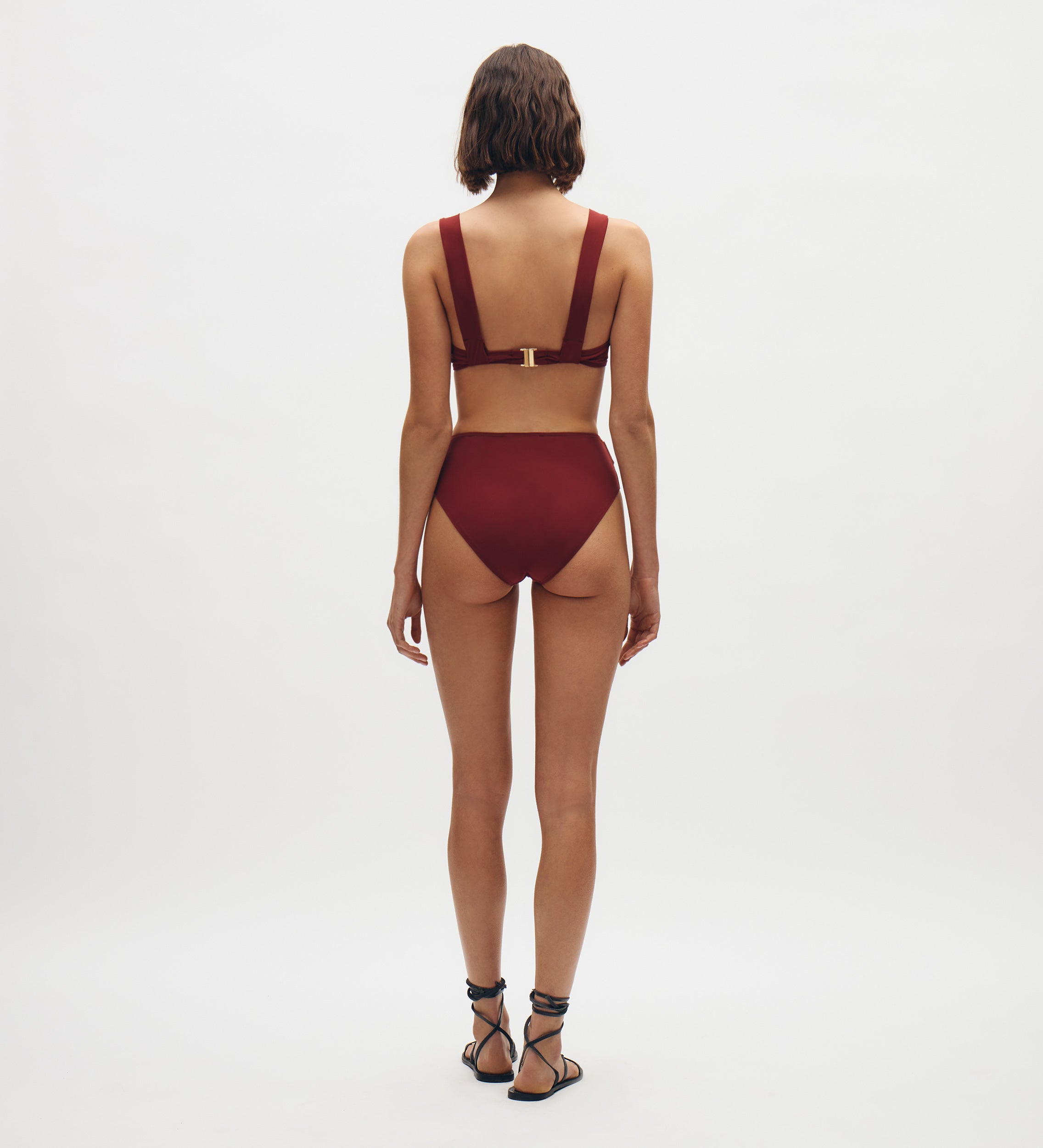 High-rise bikini bottoms