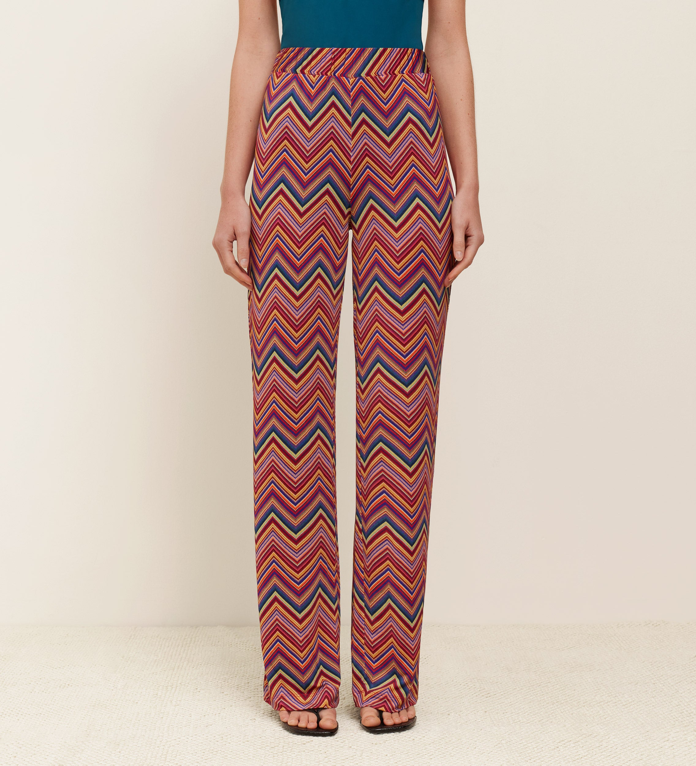 Pantalon stretch imprimé