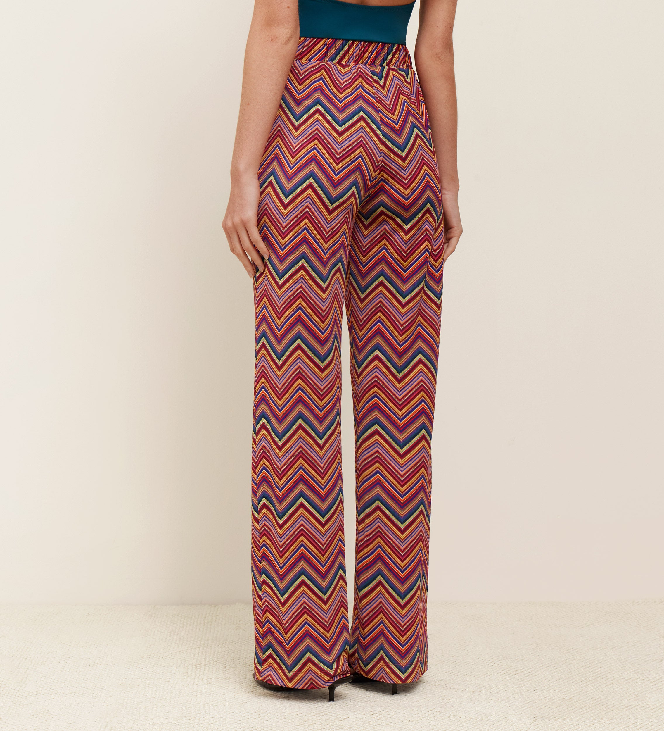 Pantalon stretch imprimé