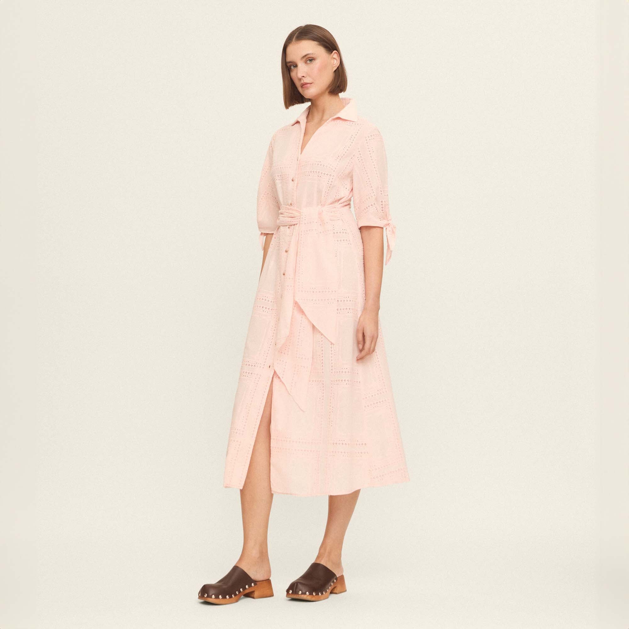 Midi shirt dress