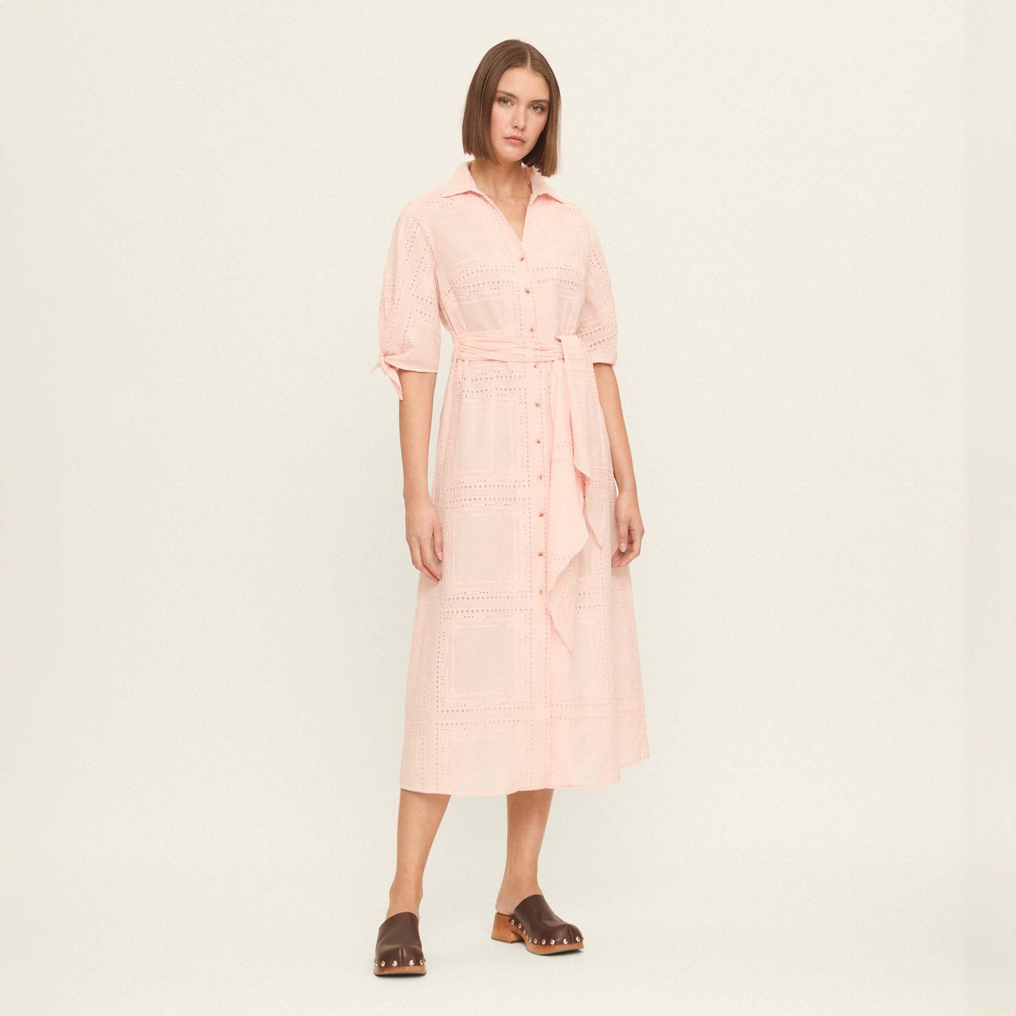 Midi shirt dress
