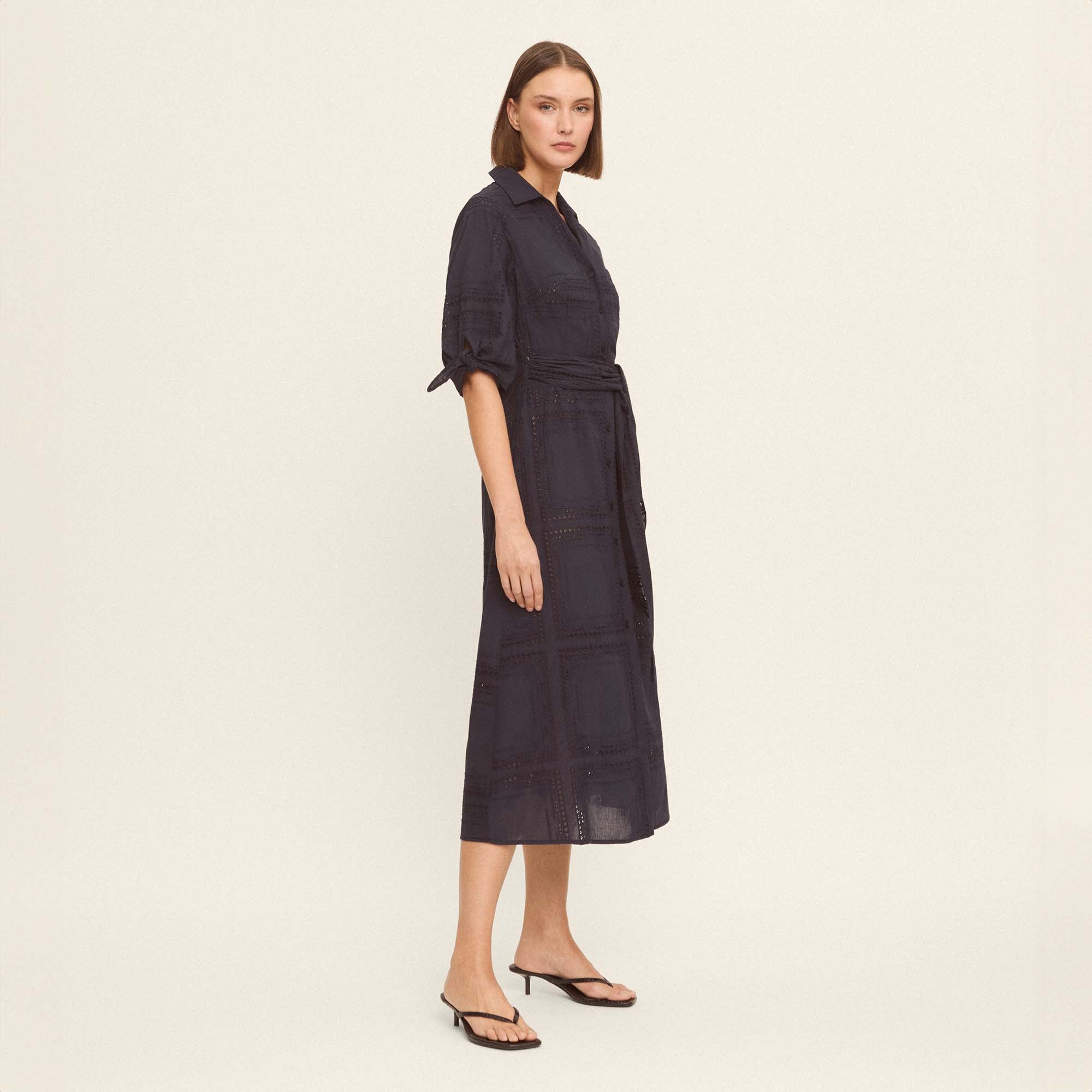Robe chemise midi