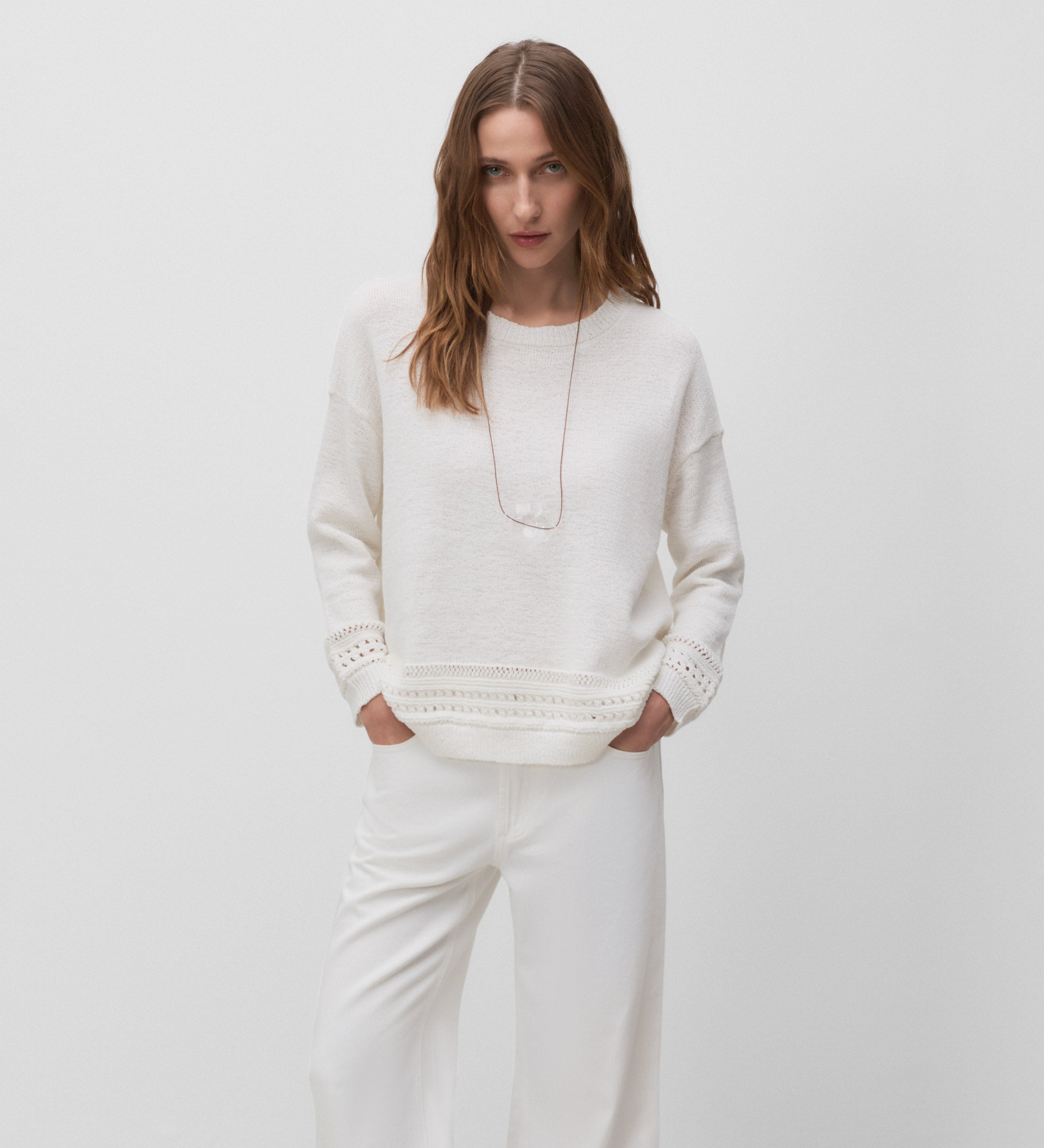 Jersey ancho calados