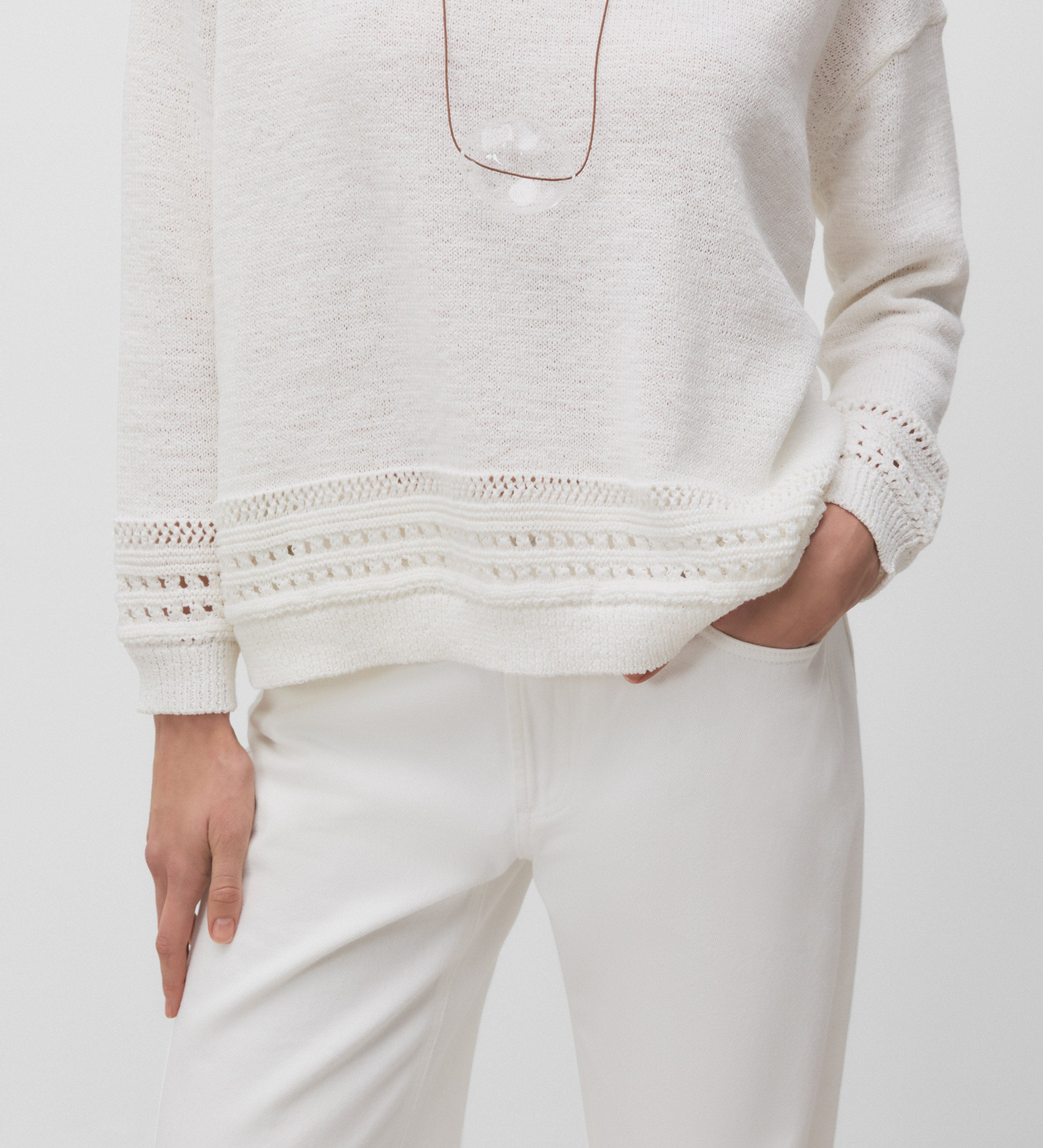 Jersey ancho calados