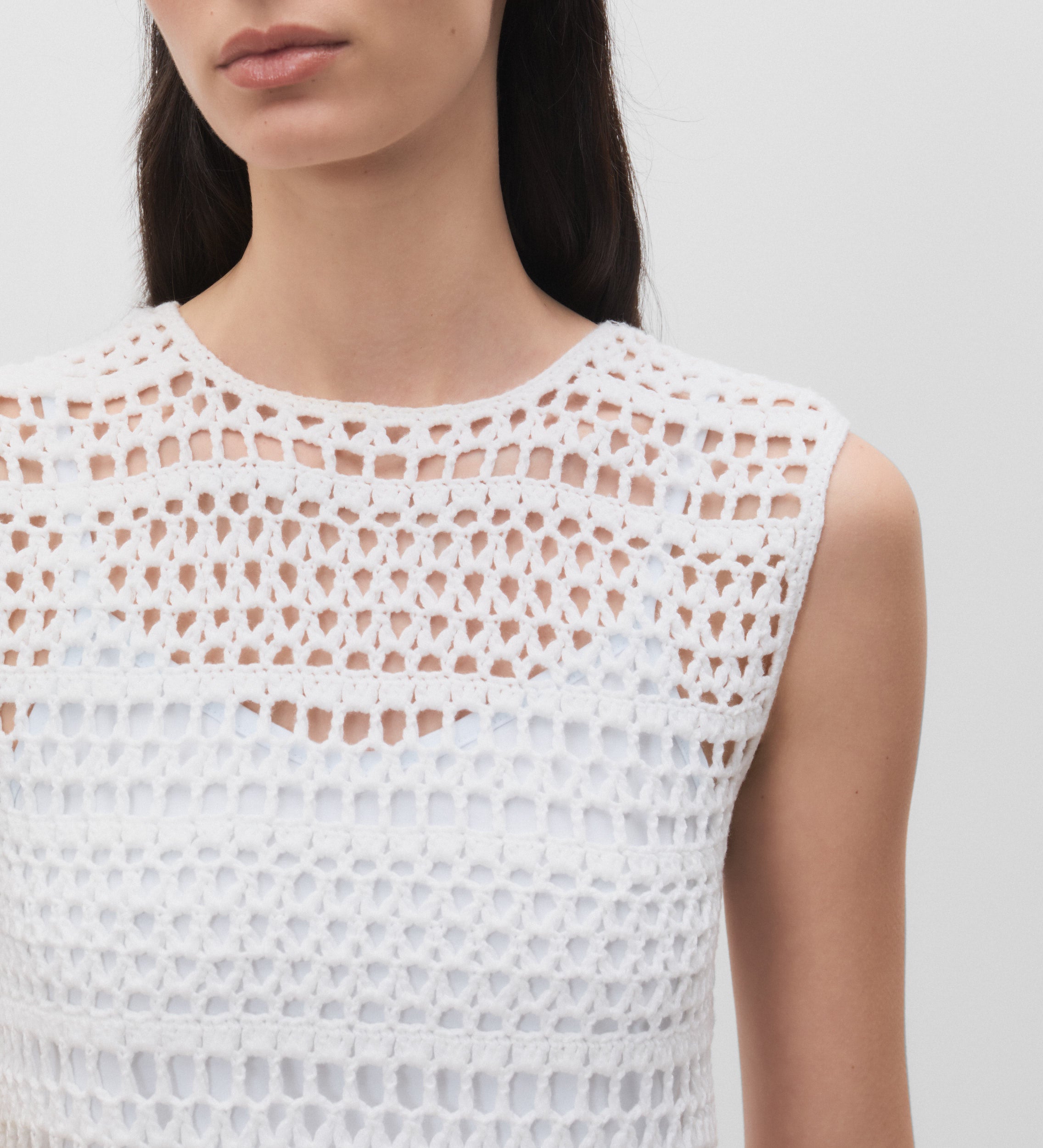Top crochet flecos
