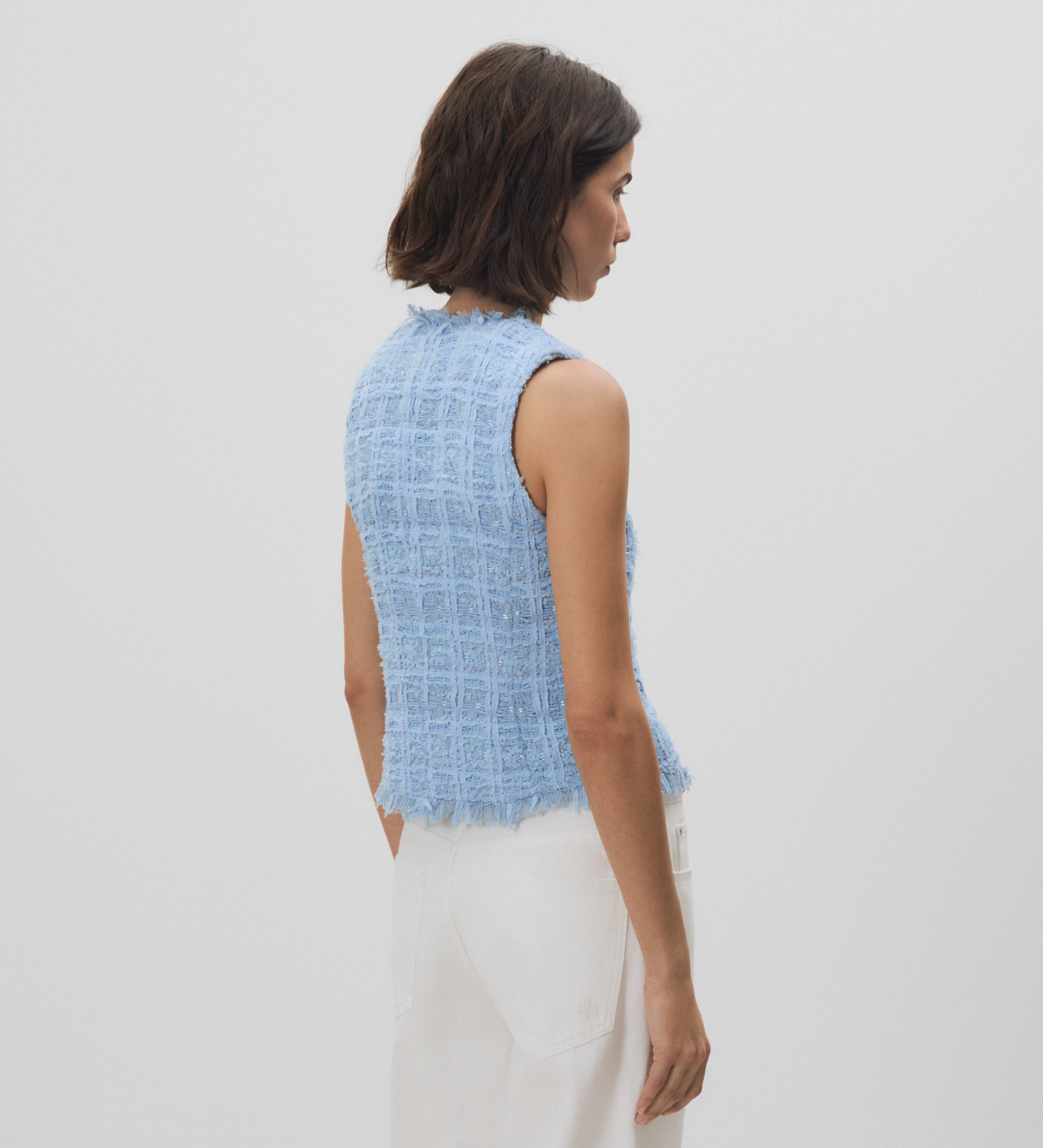 Gilet tricoté fantaisie