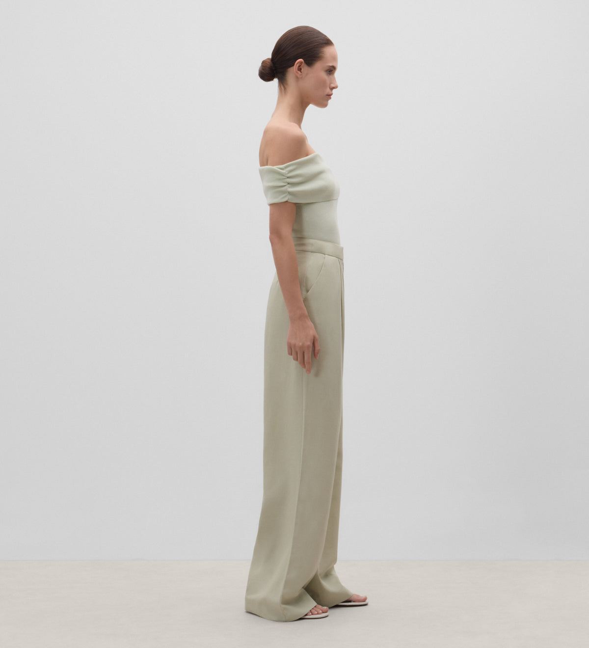 Pantalon large à pinces