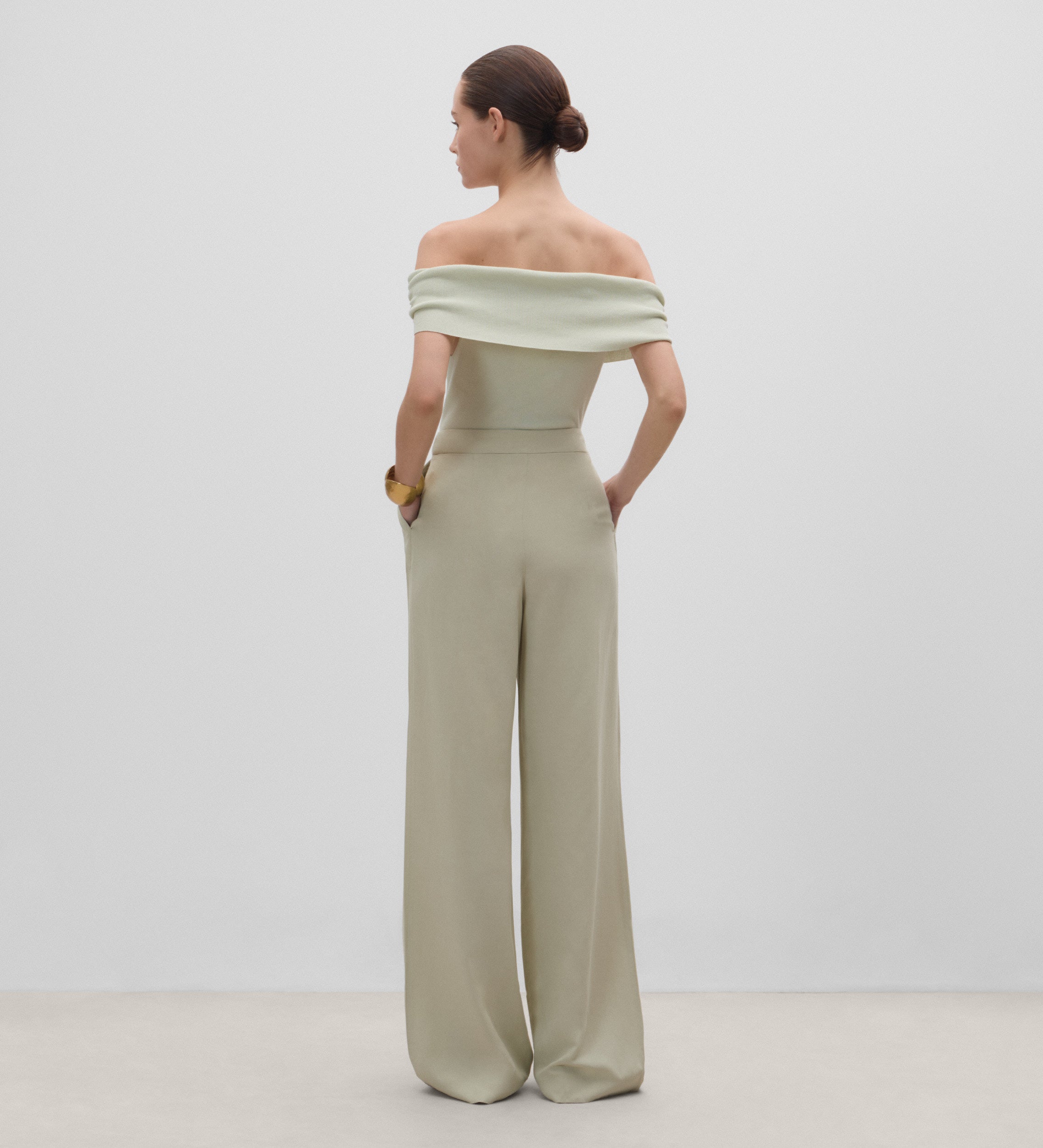 Pantalon large à pinces