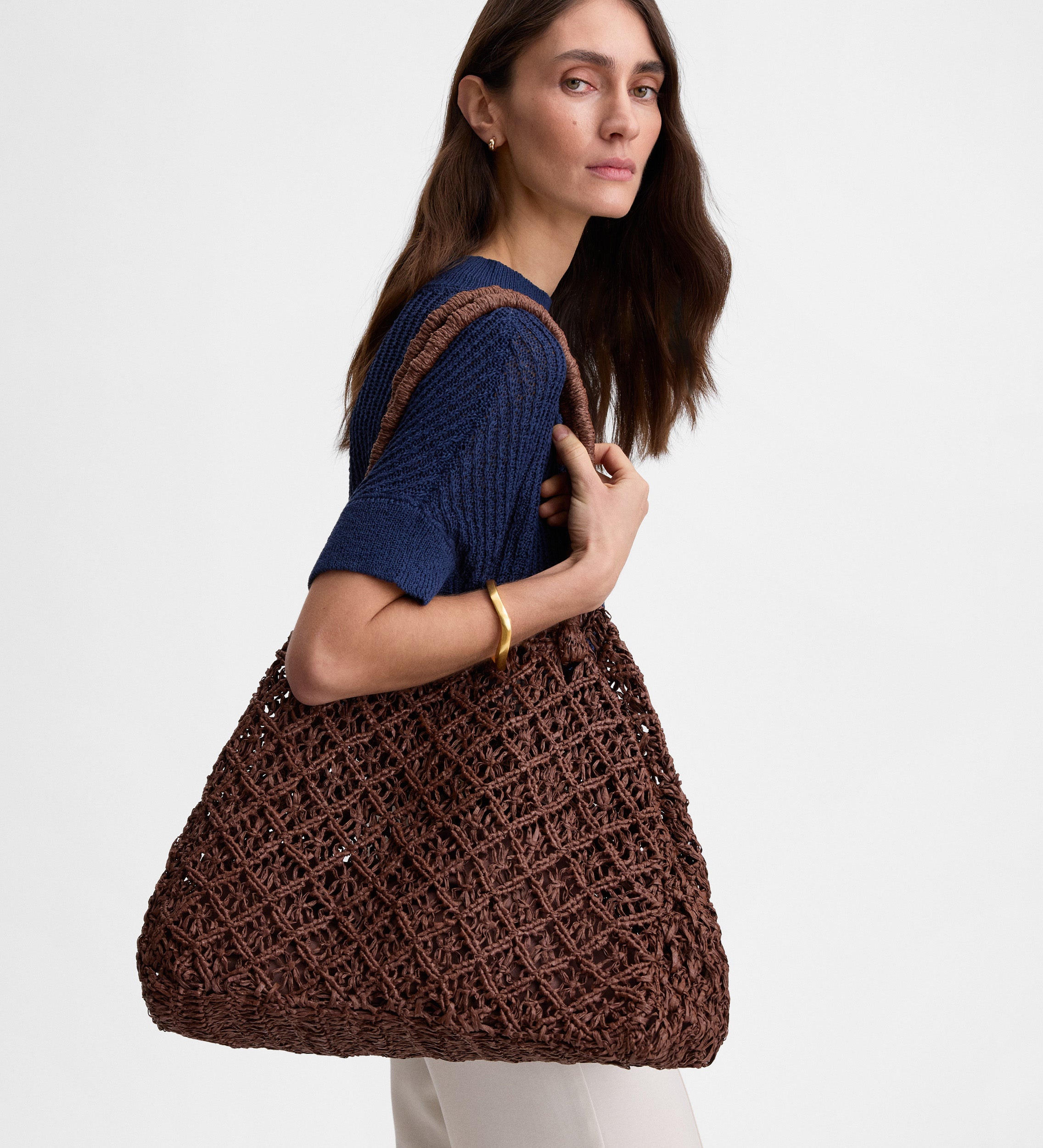 Bolso shopper rafia