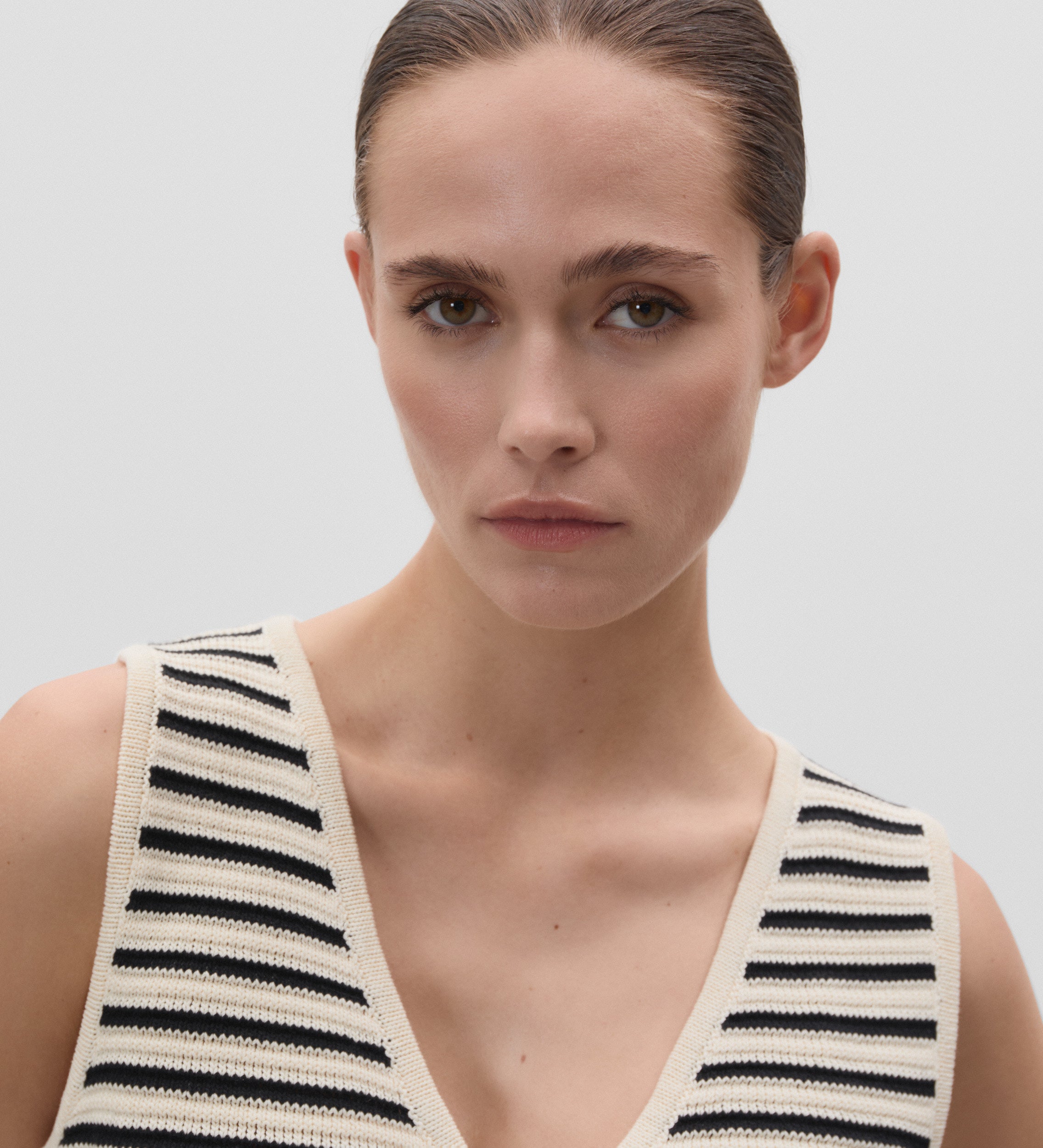Top tricot de rayas