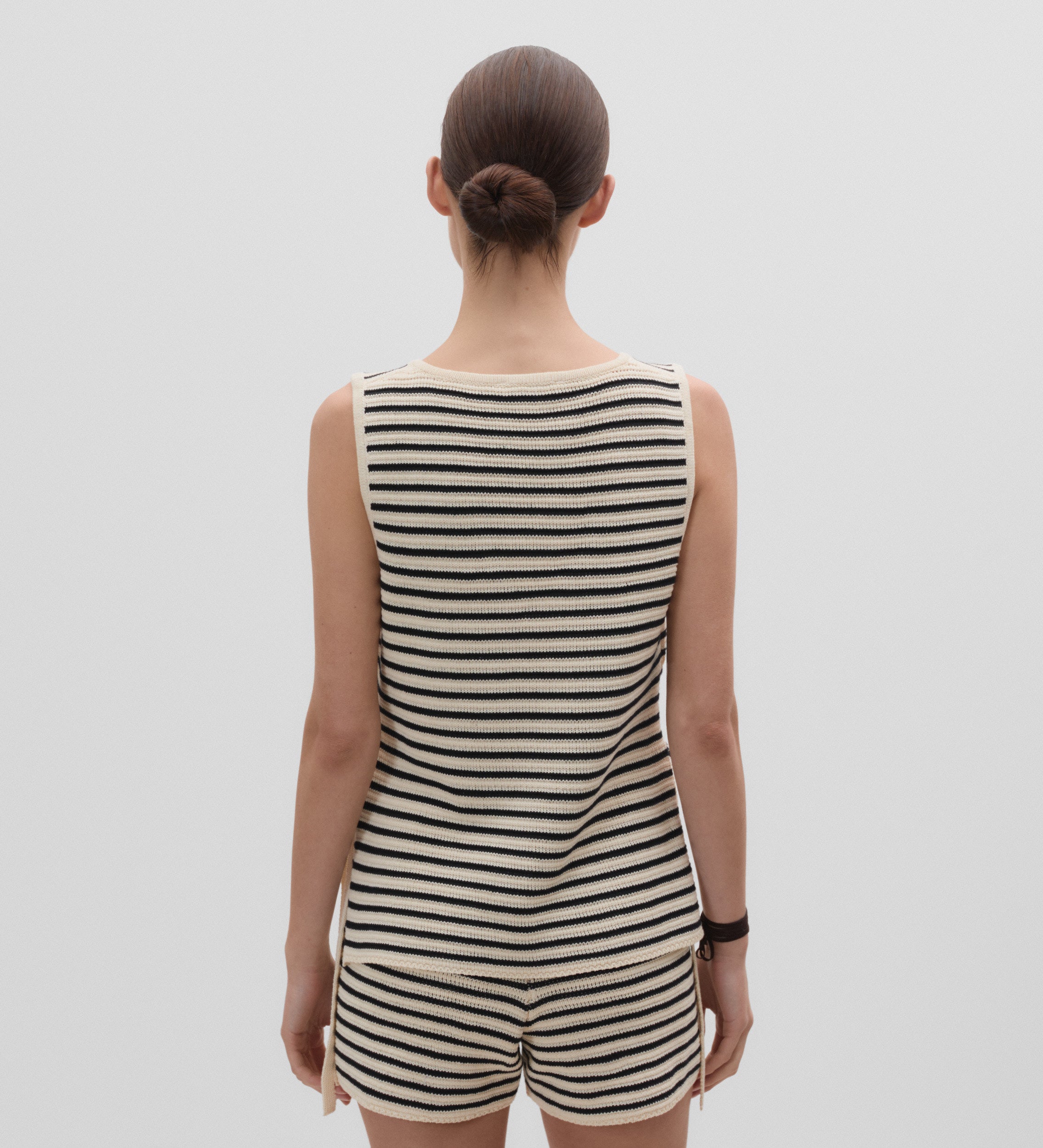 Top tricot de rayas