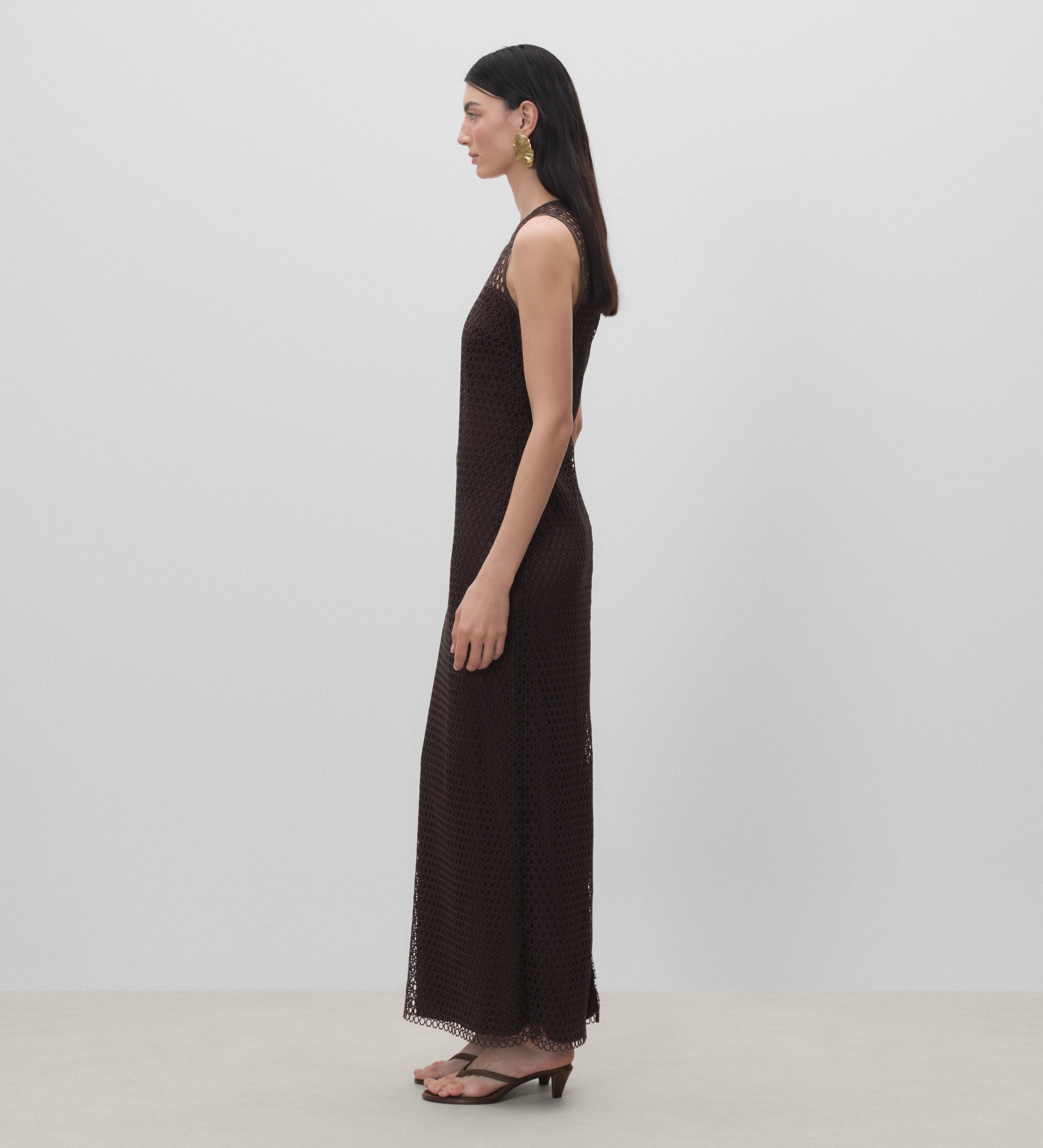 Vestido tubo largo