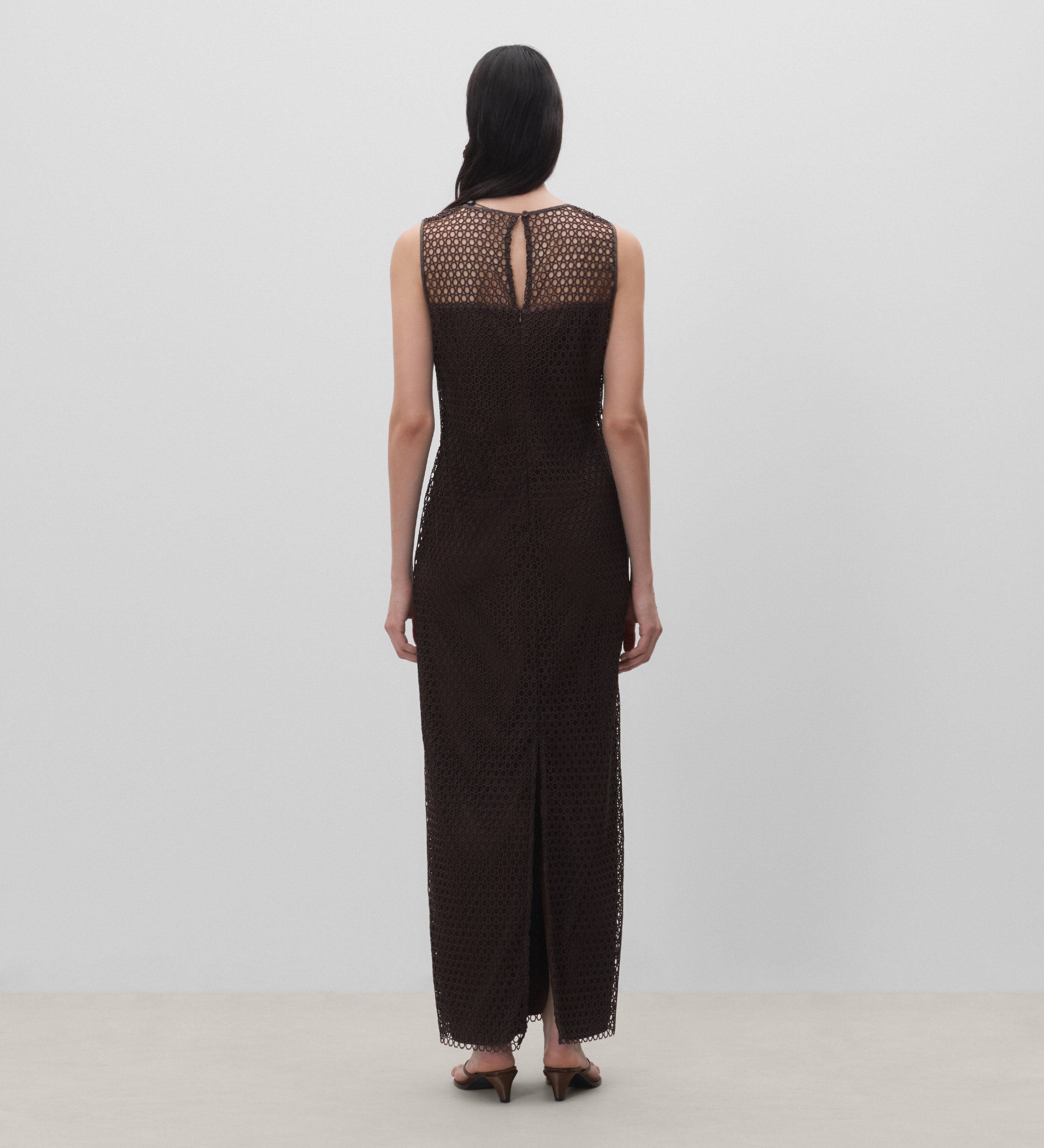 Vestido tubo largo