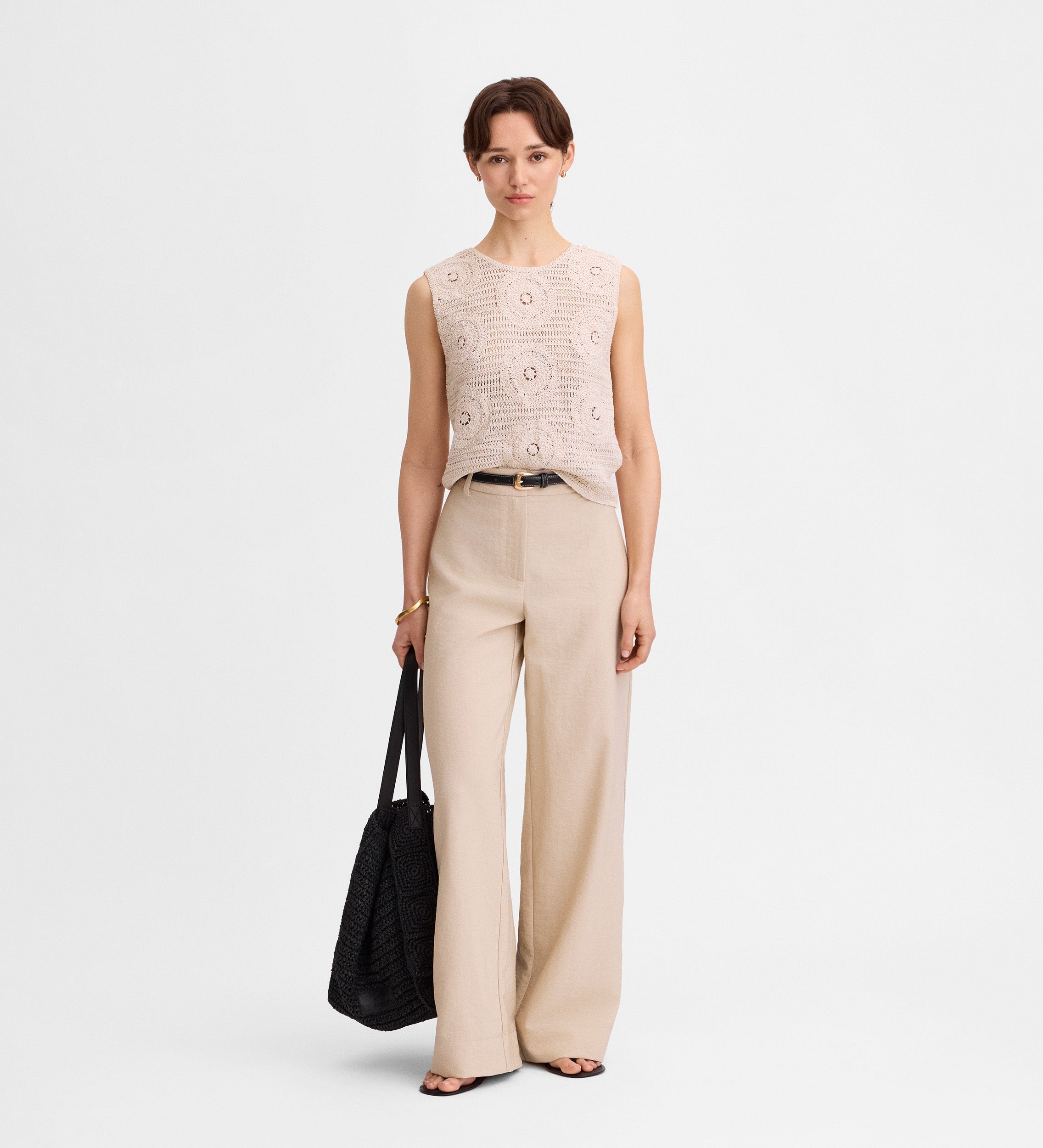 Pantalon large et long