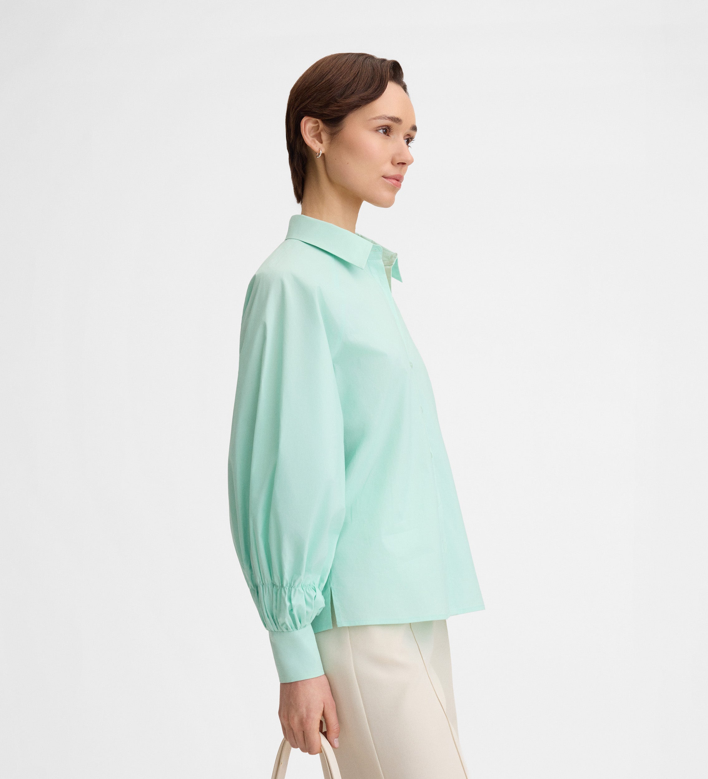 Blusa manga abullonada