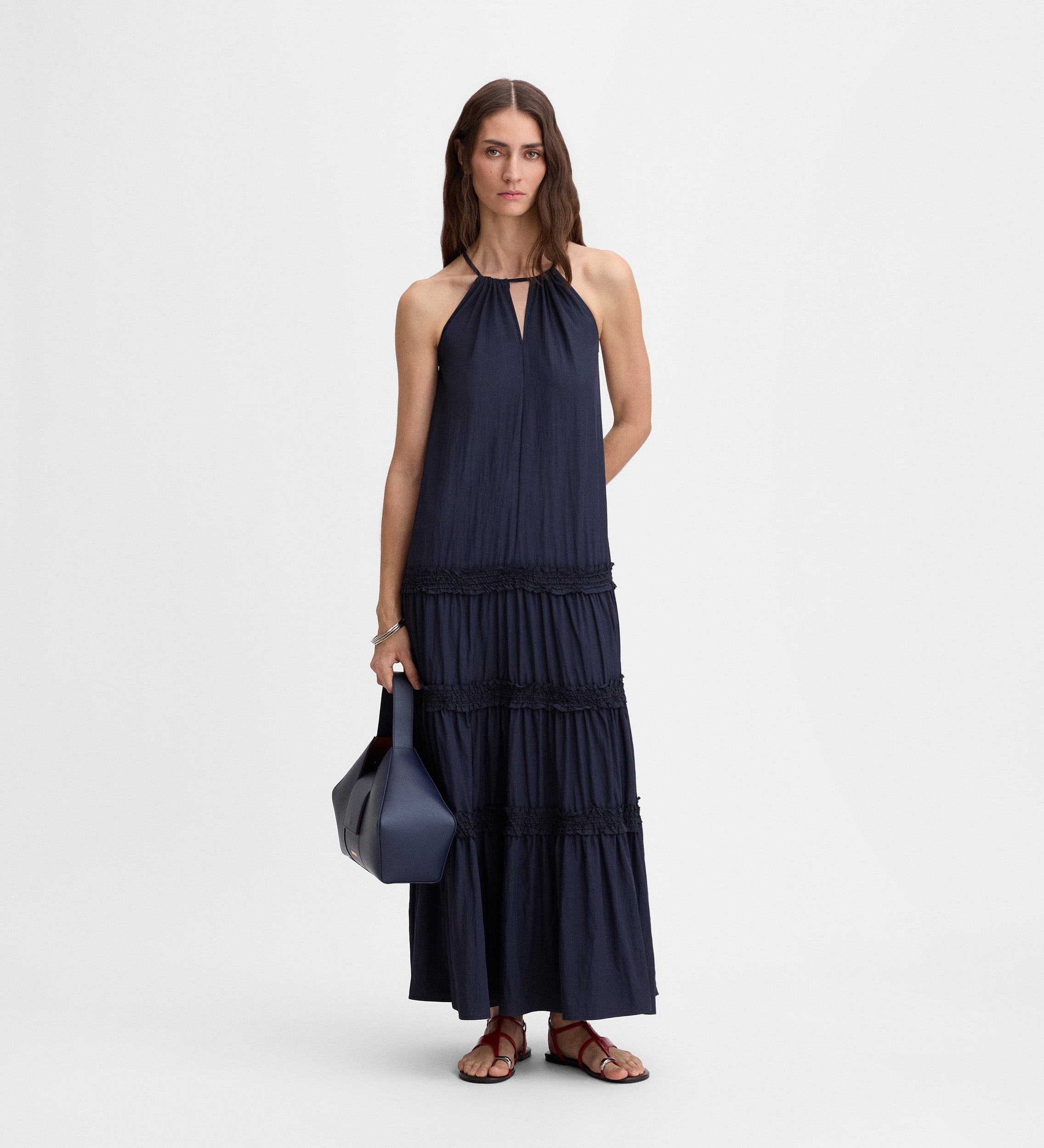 Robe longue dos nu