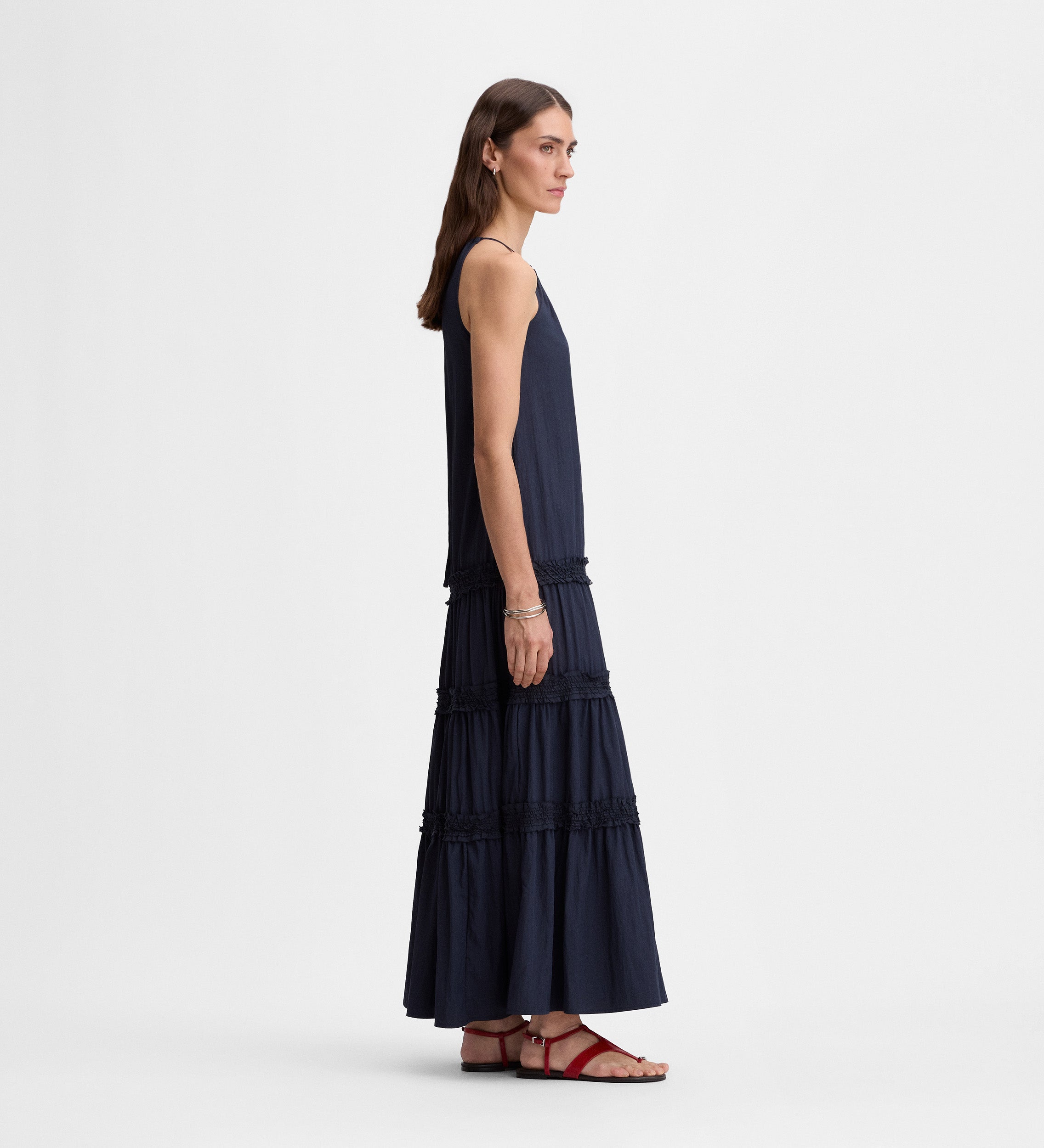 Robe longue dos nu