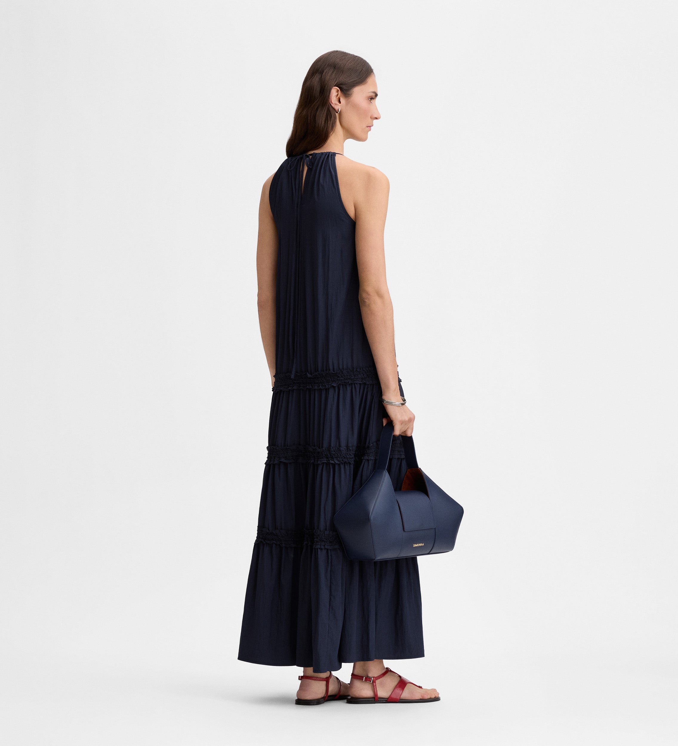 Robe longue dos nu