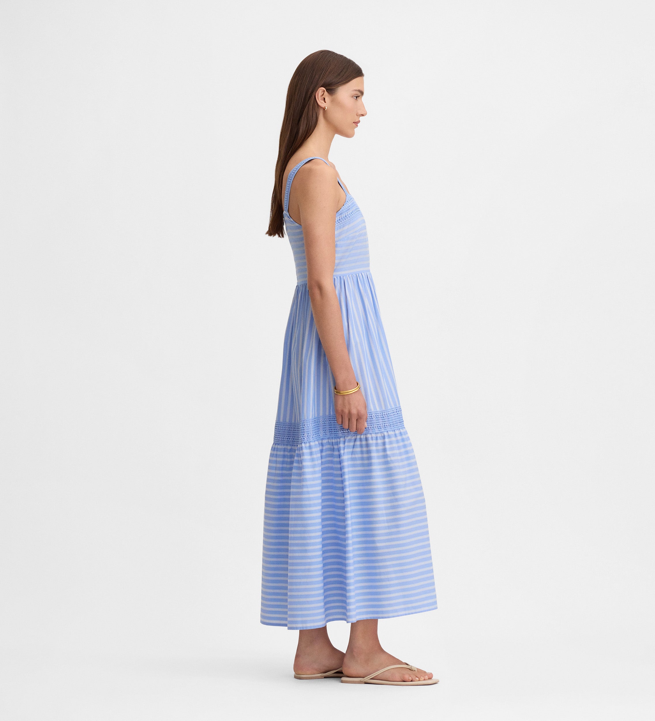 Vestido tirantes rayas