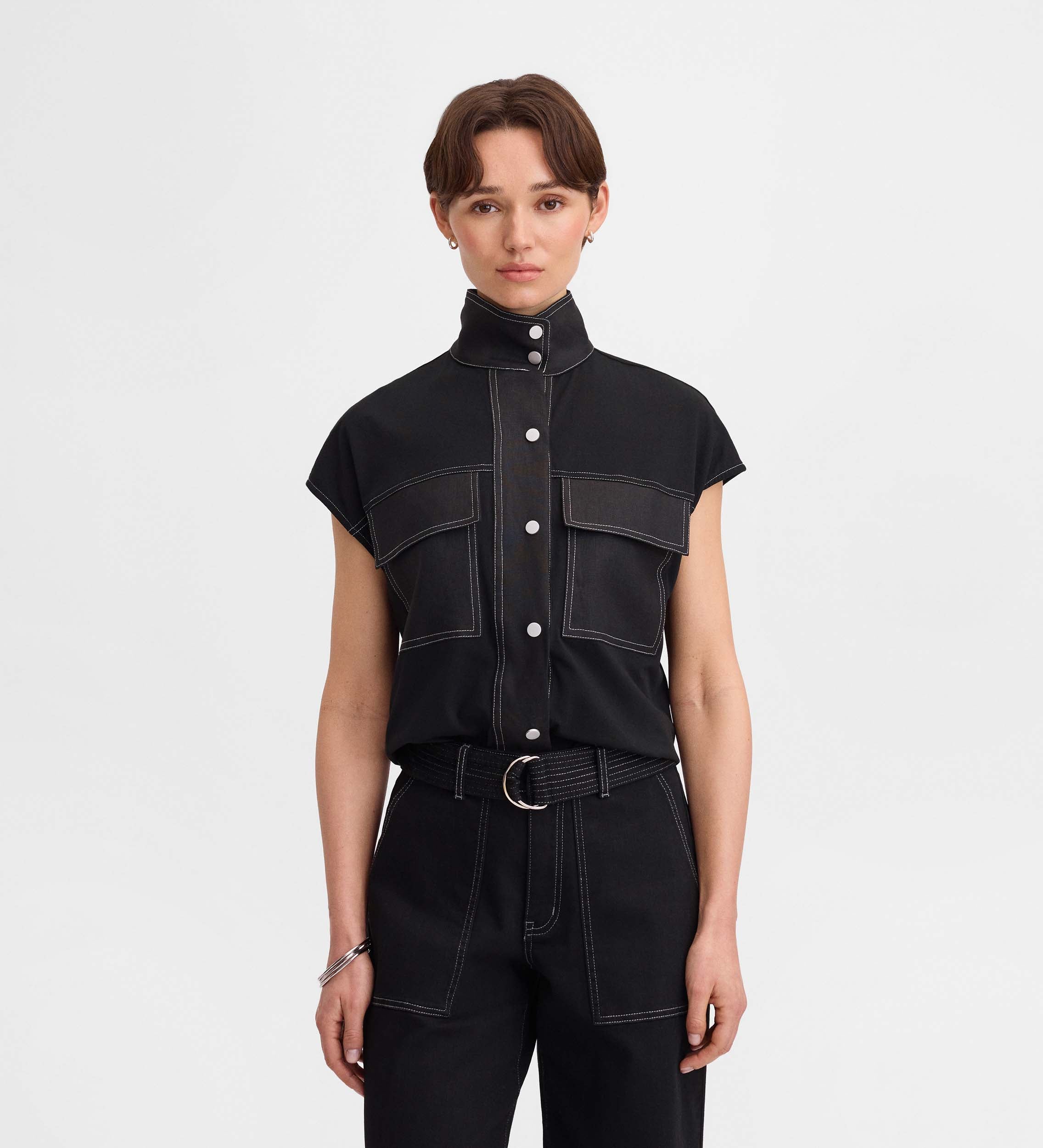 Camiseta cuello alto