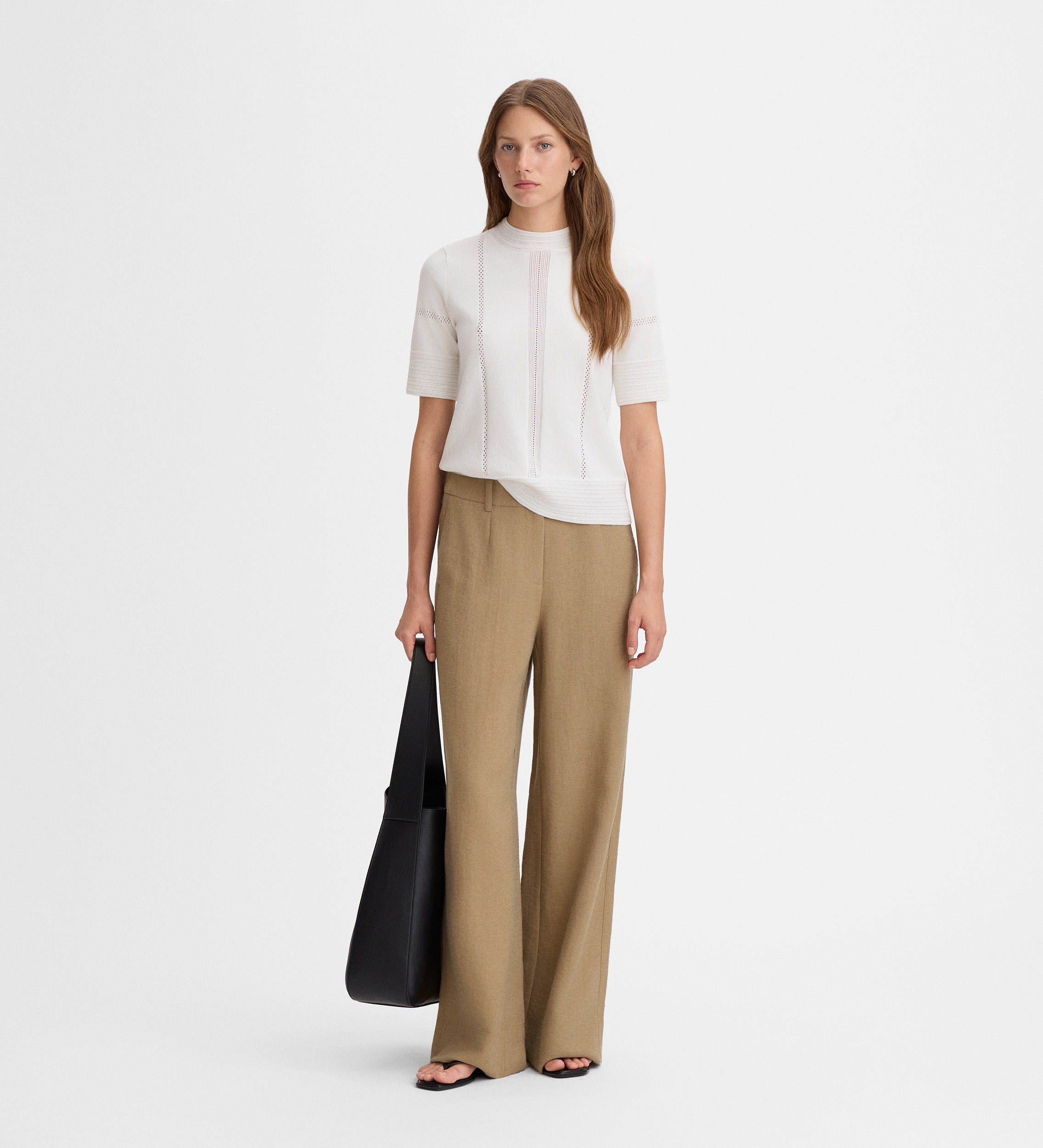 Top maille col montant