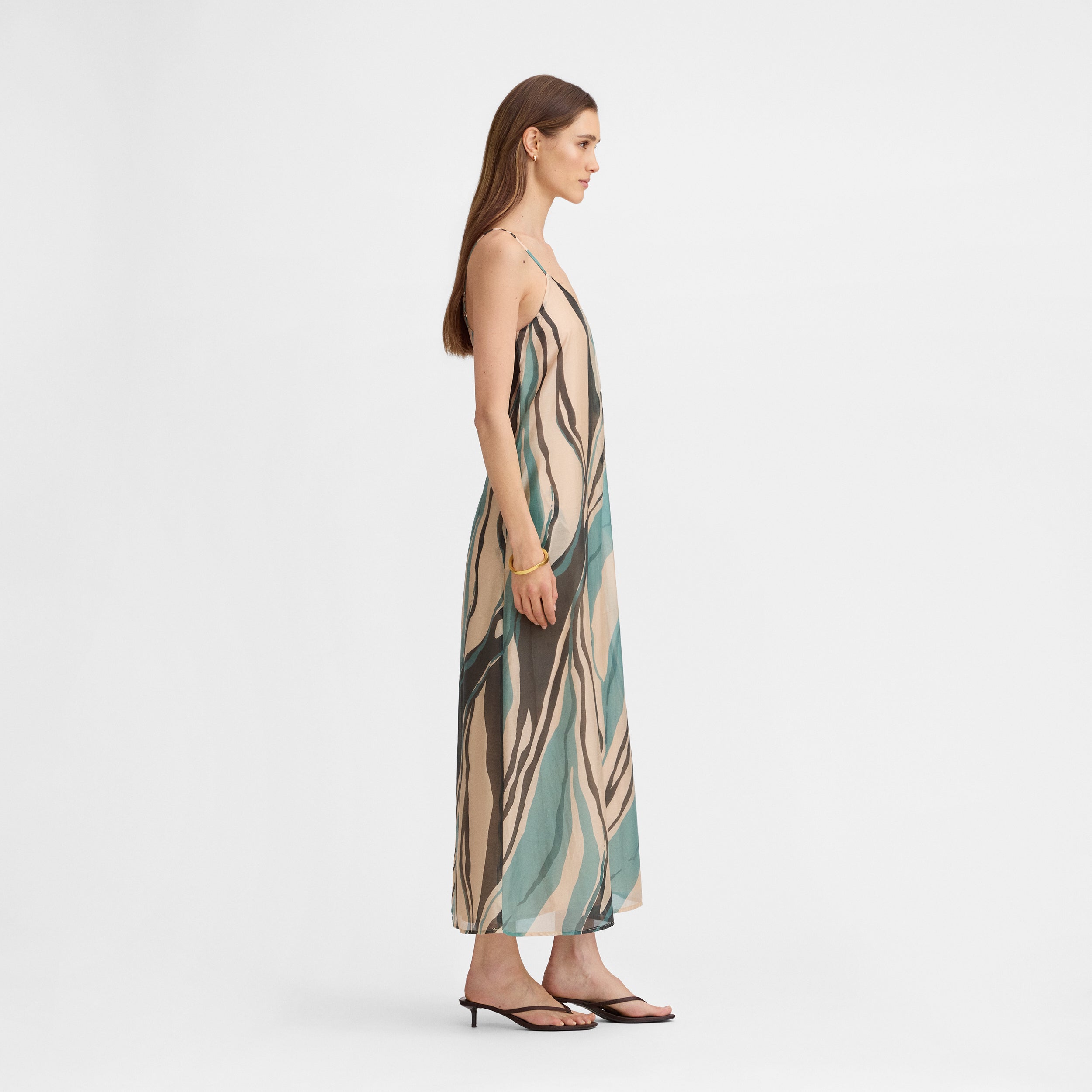 Vestido tirantes estampado