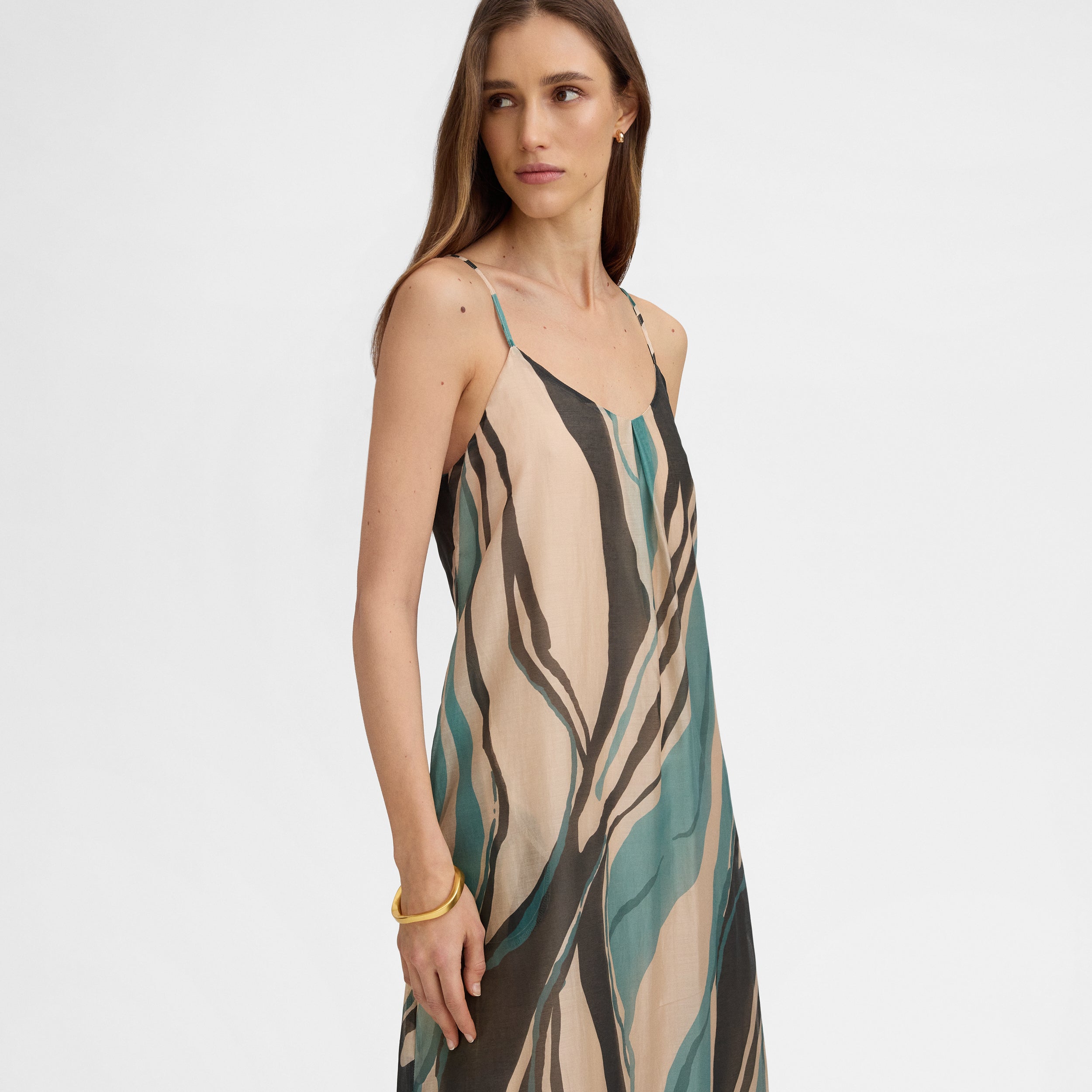 Vestido tirantes estampado