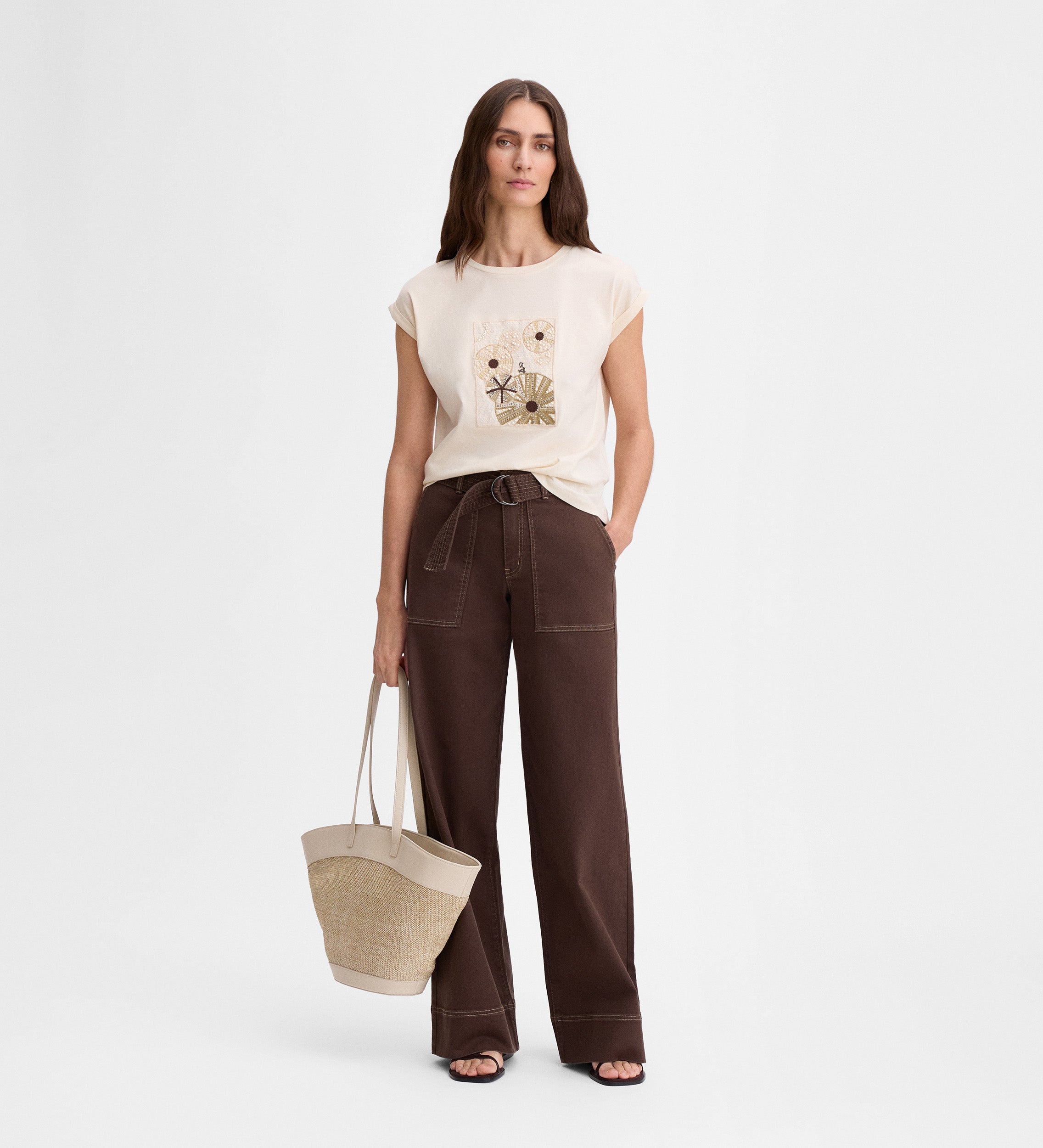 Embroidered t-shirt