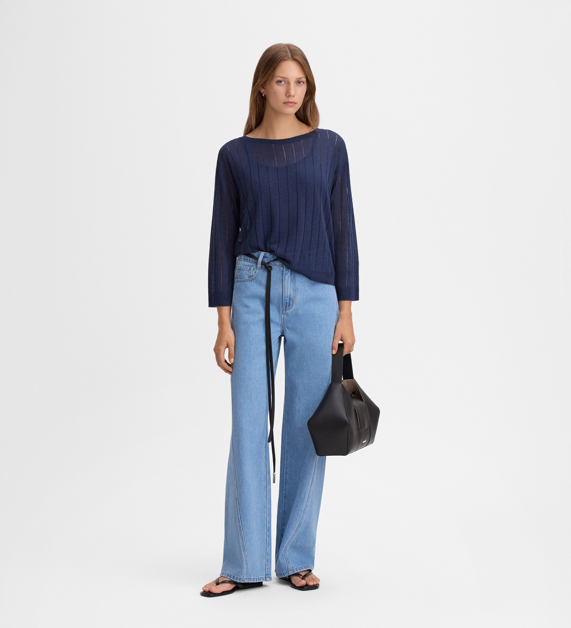 Pull ajouré ample