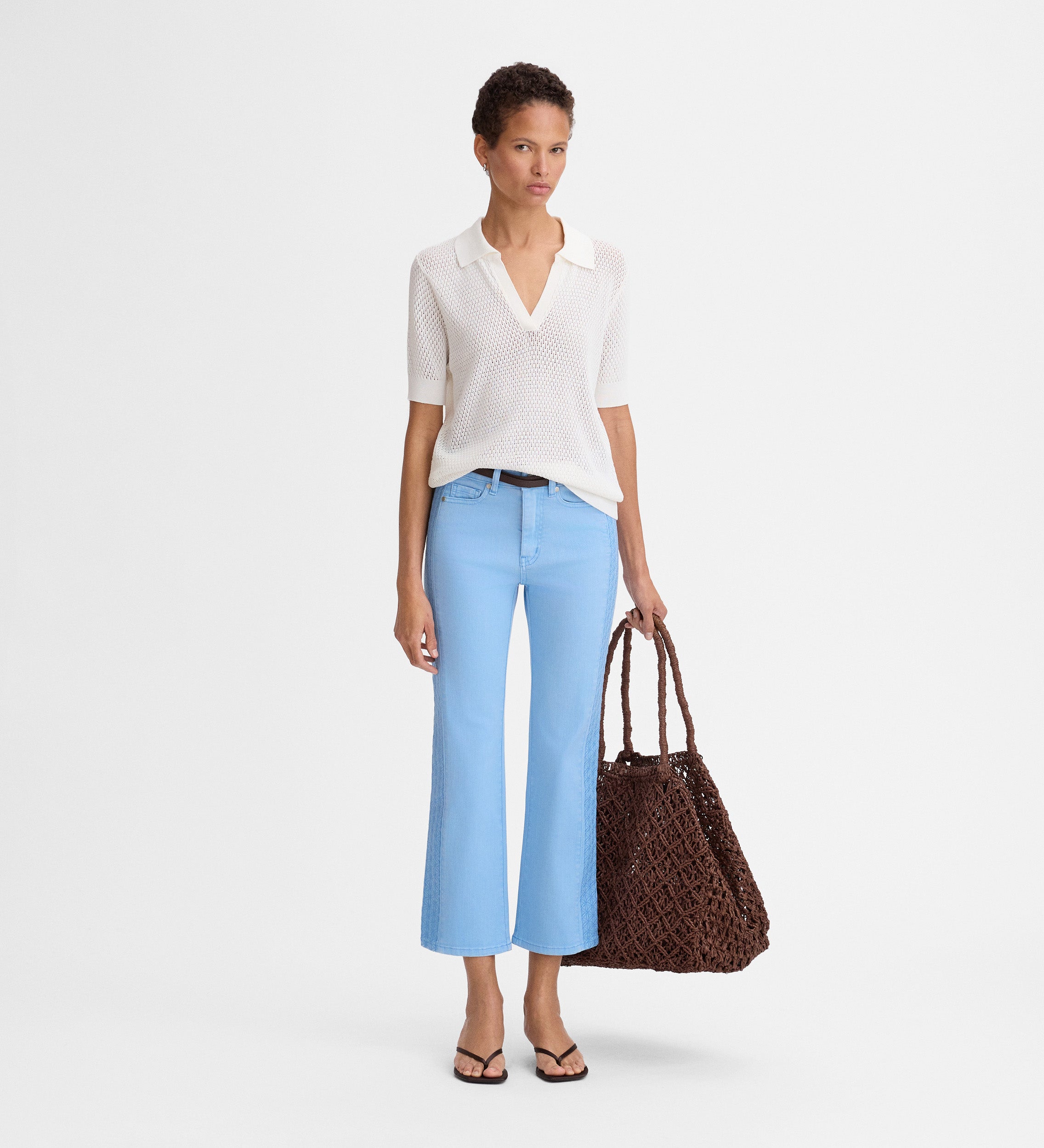 Pantalón vaquero bordado