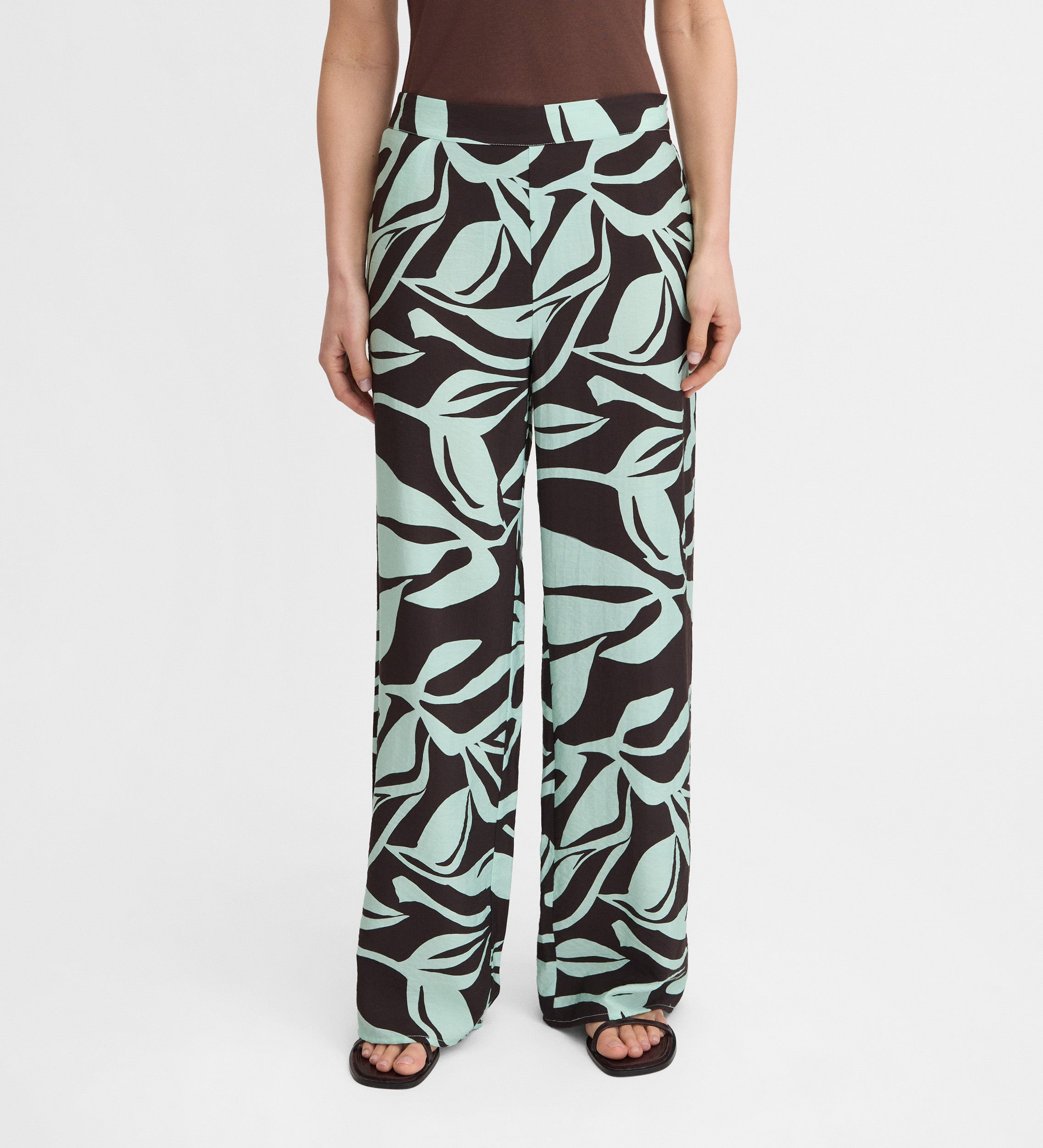 Pantalon imprimé fluide