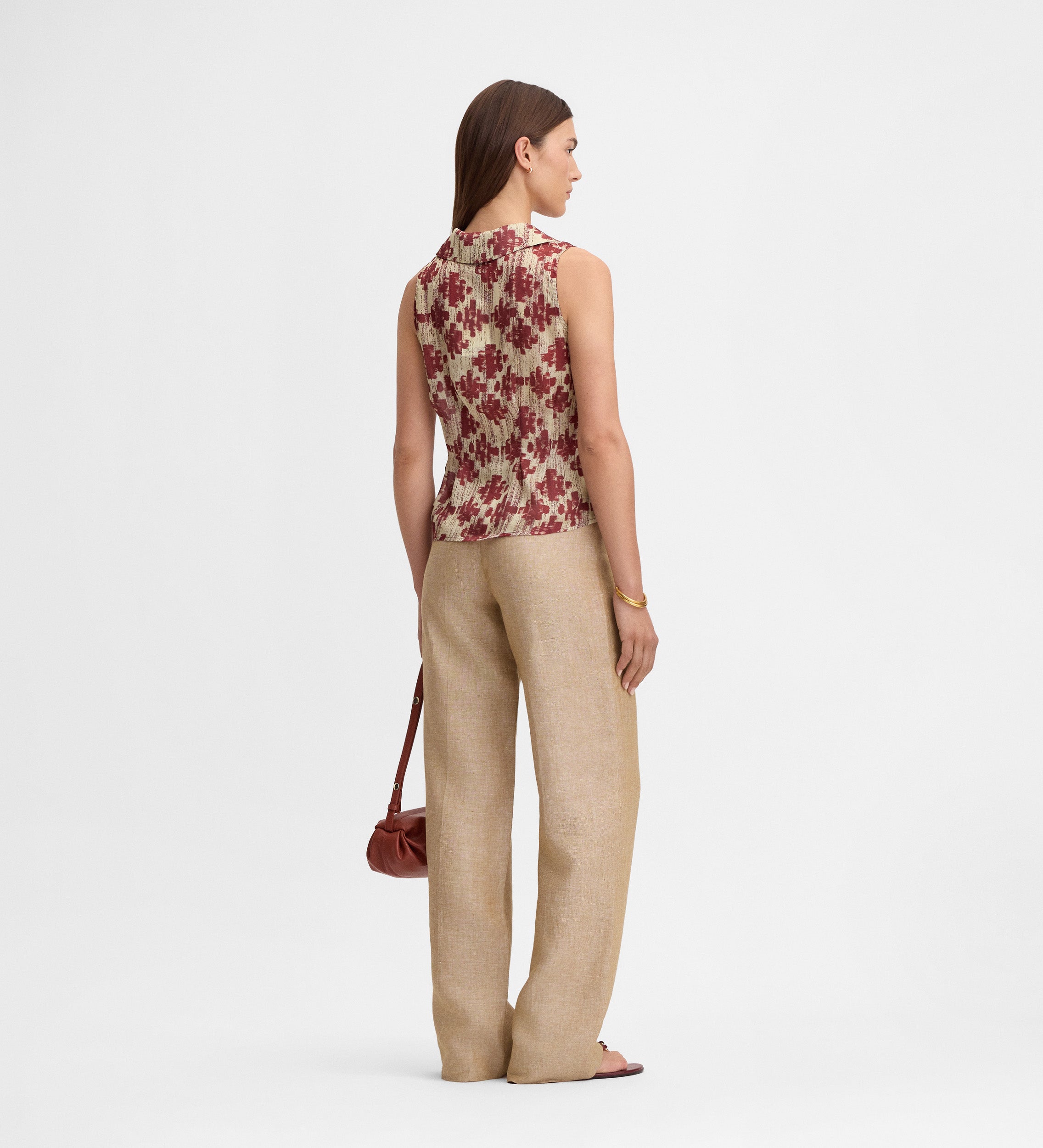 Printed cropped top