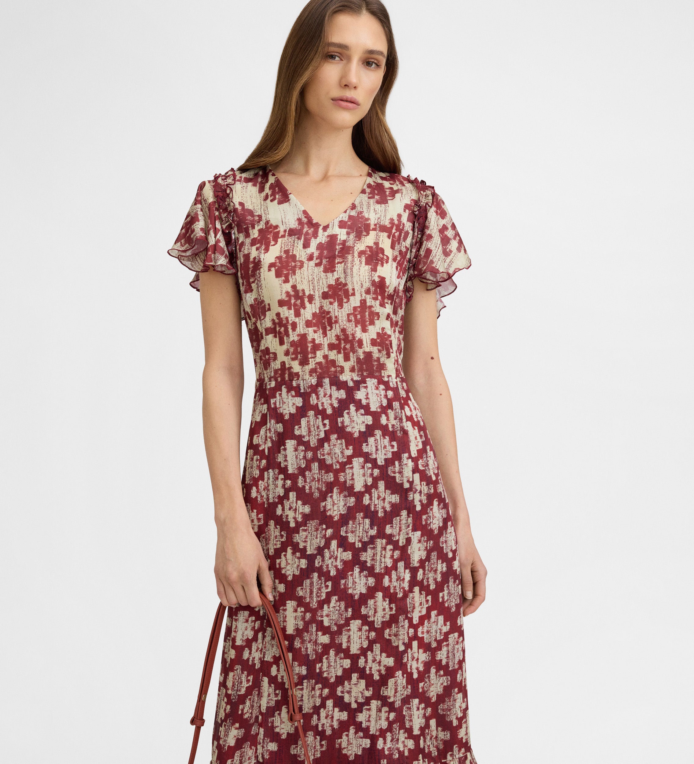 Flowy printed dress