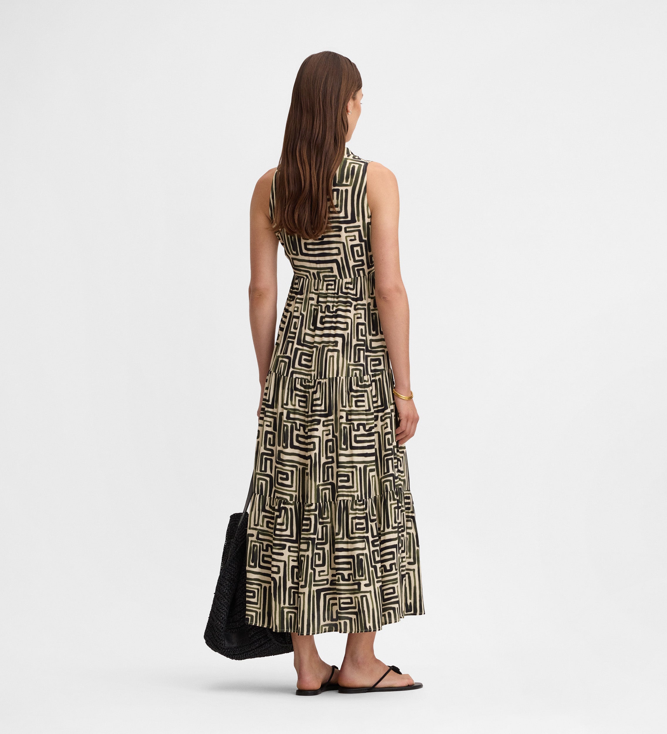 Flowy printed dress