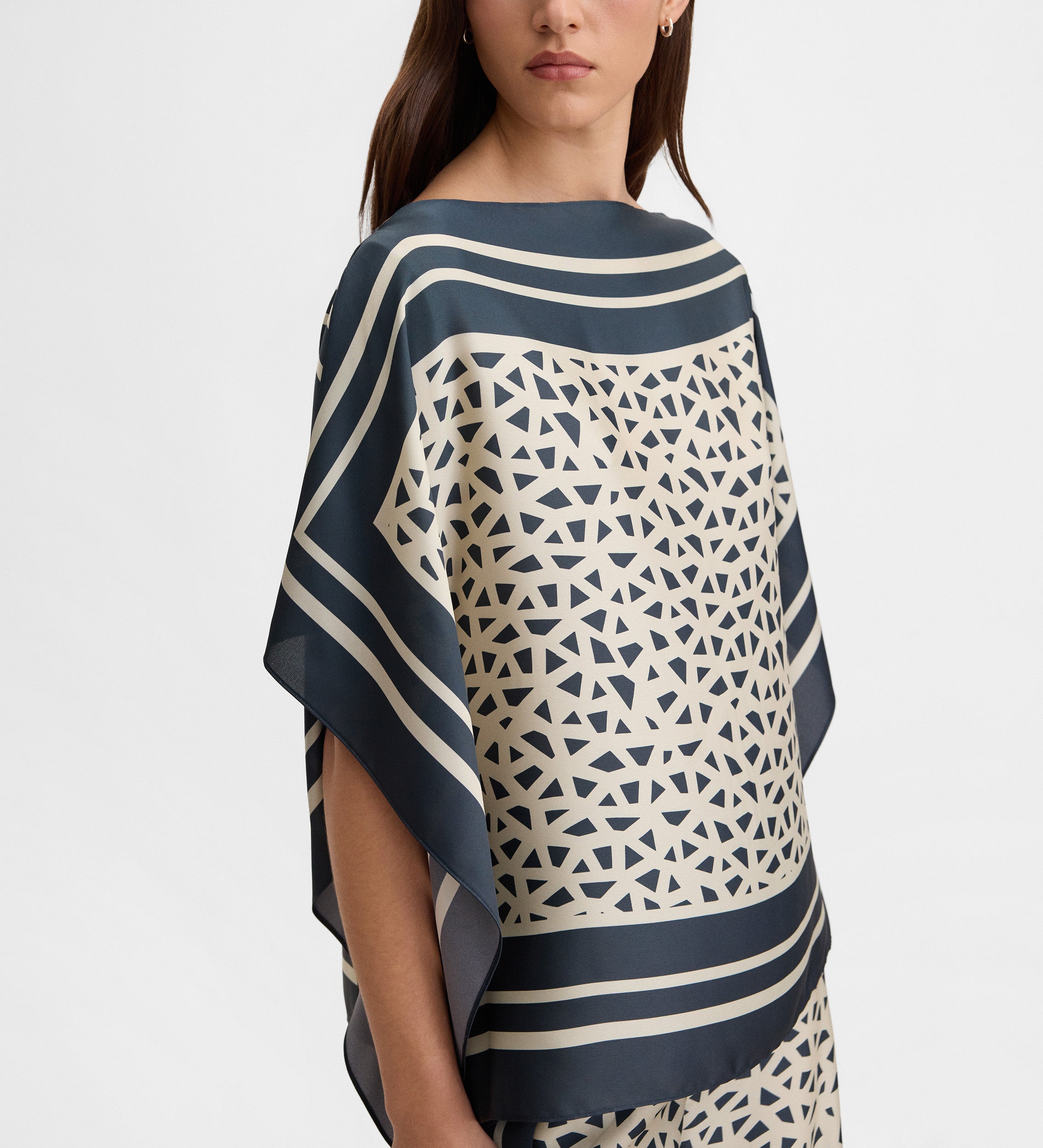 Blusa estampada pañuelo