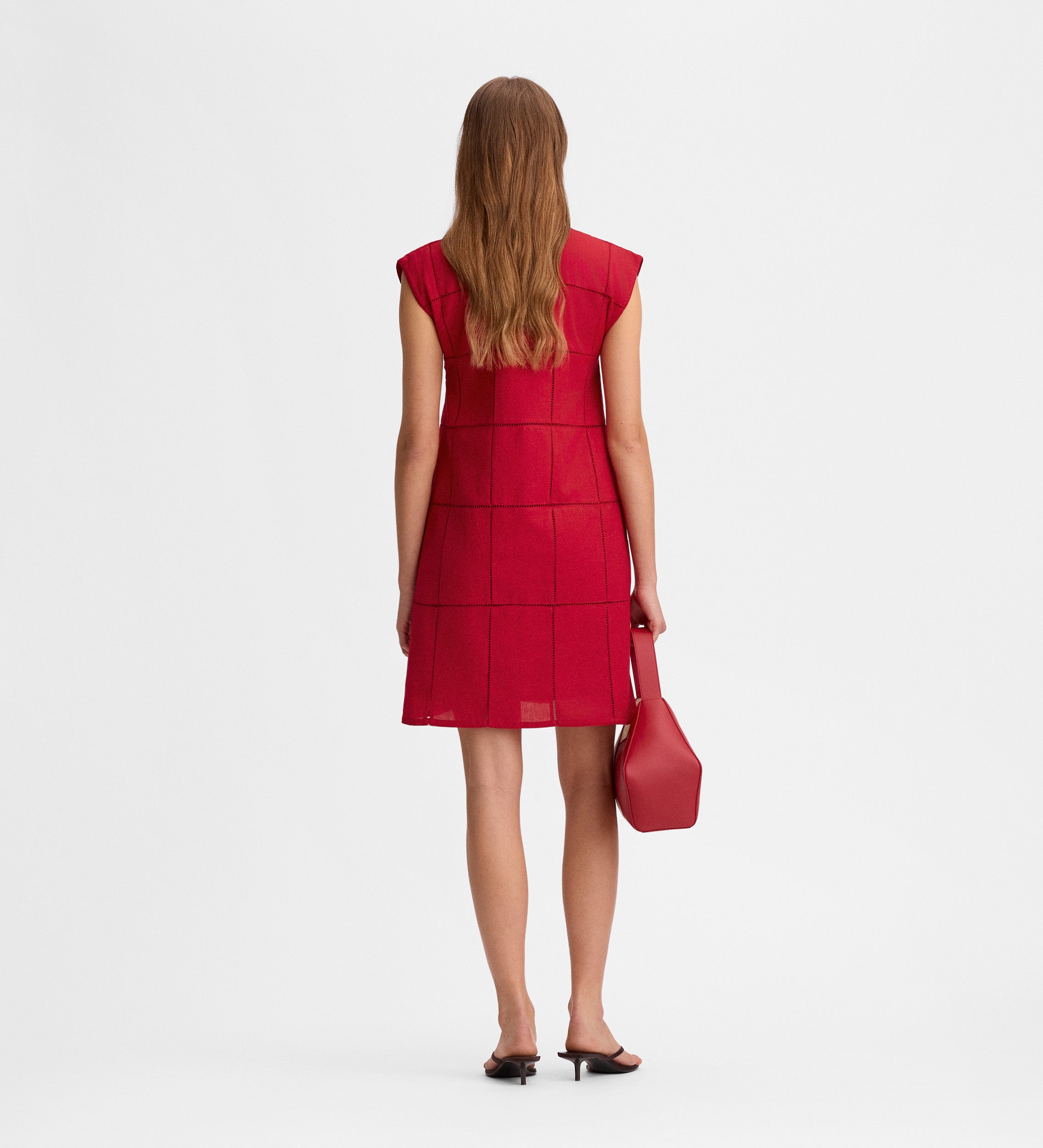 Vestido mini lino