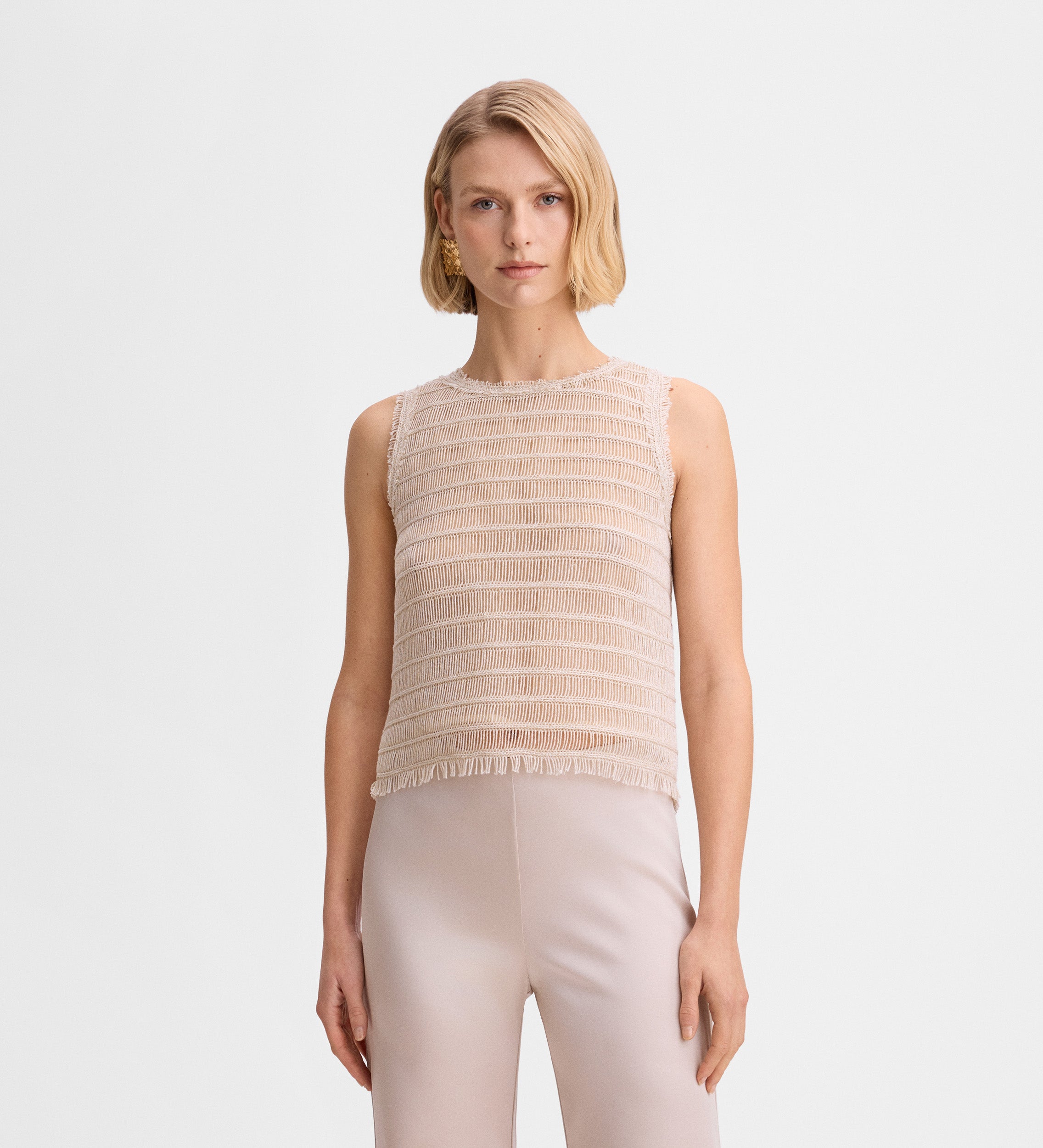 Fancy knit top