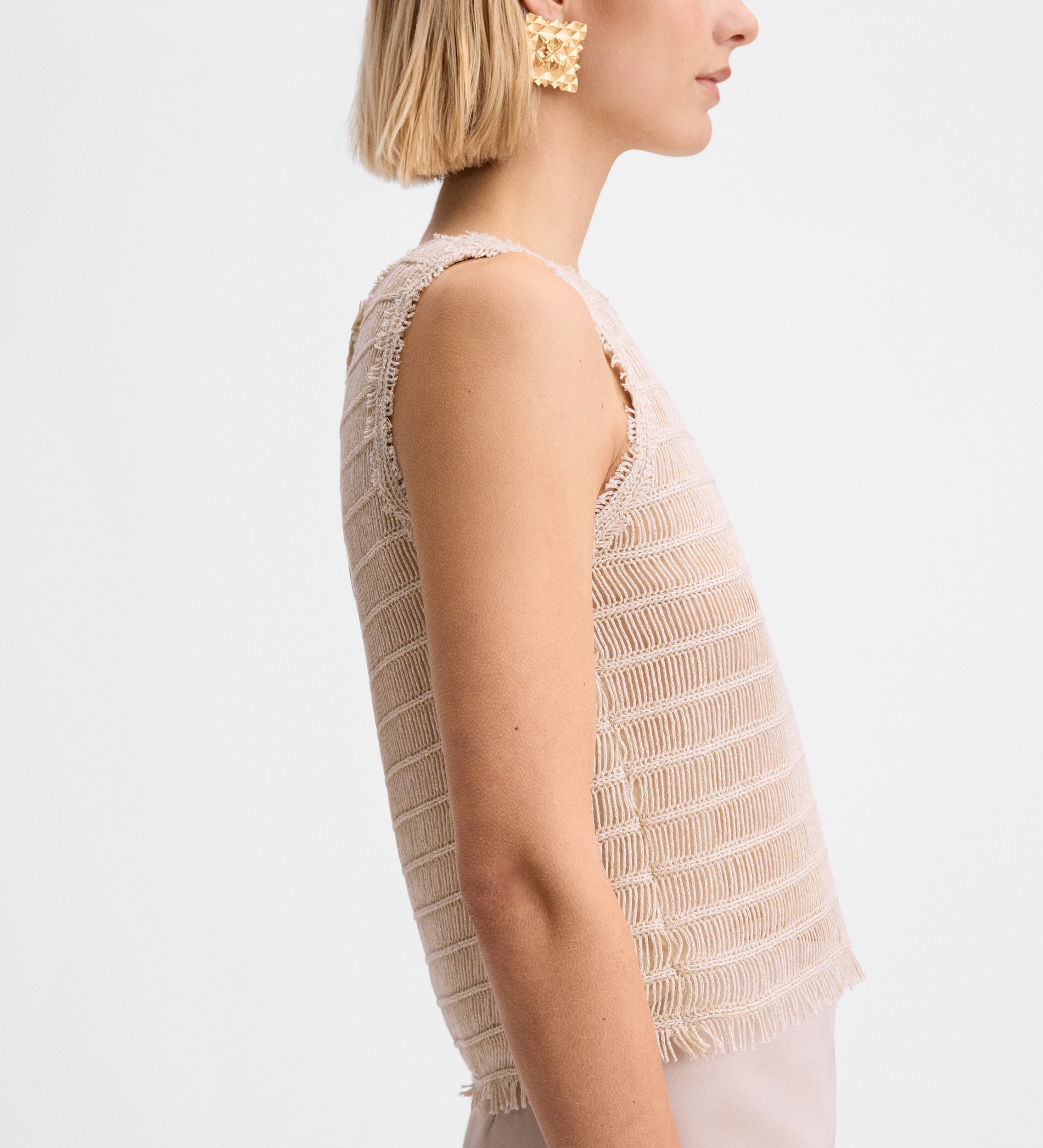 Fancy knit top