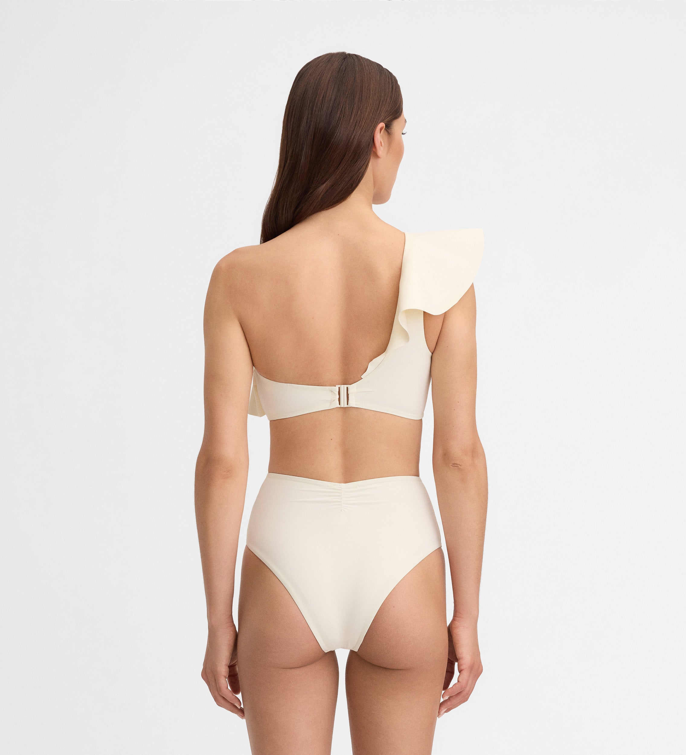 Top bikini volantes