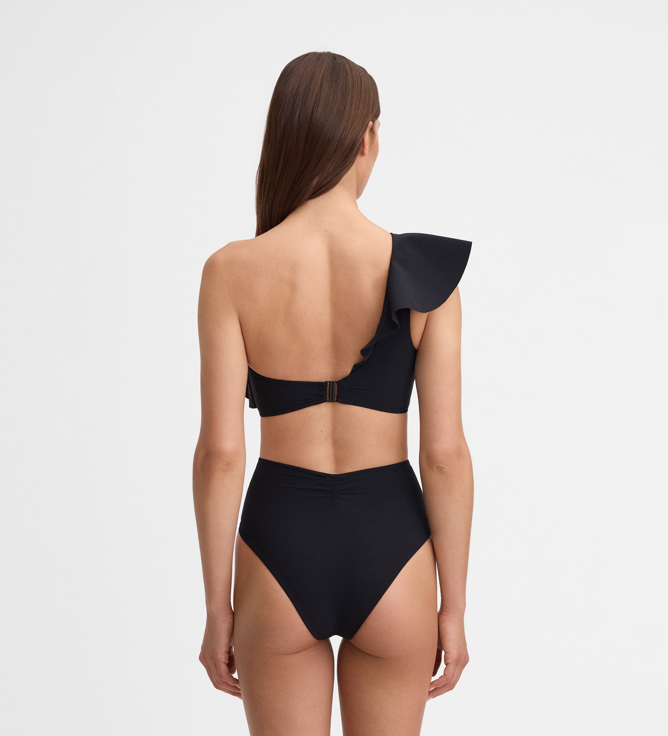 Top bikini volantes