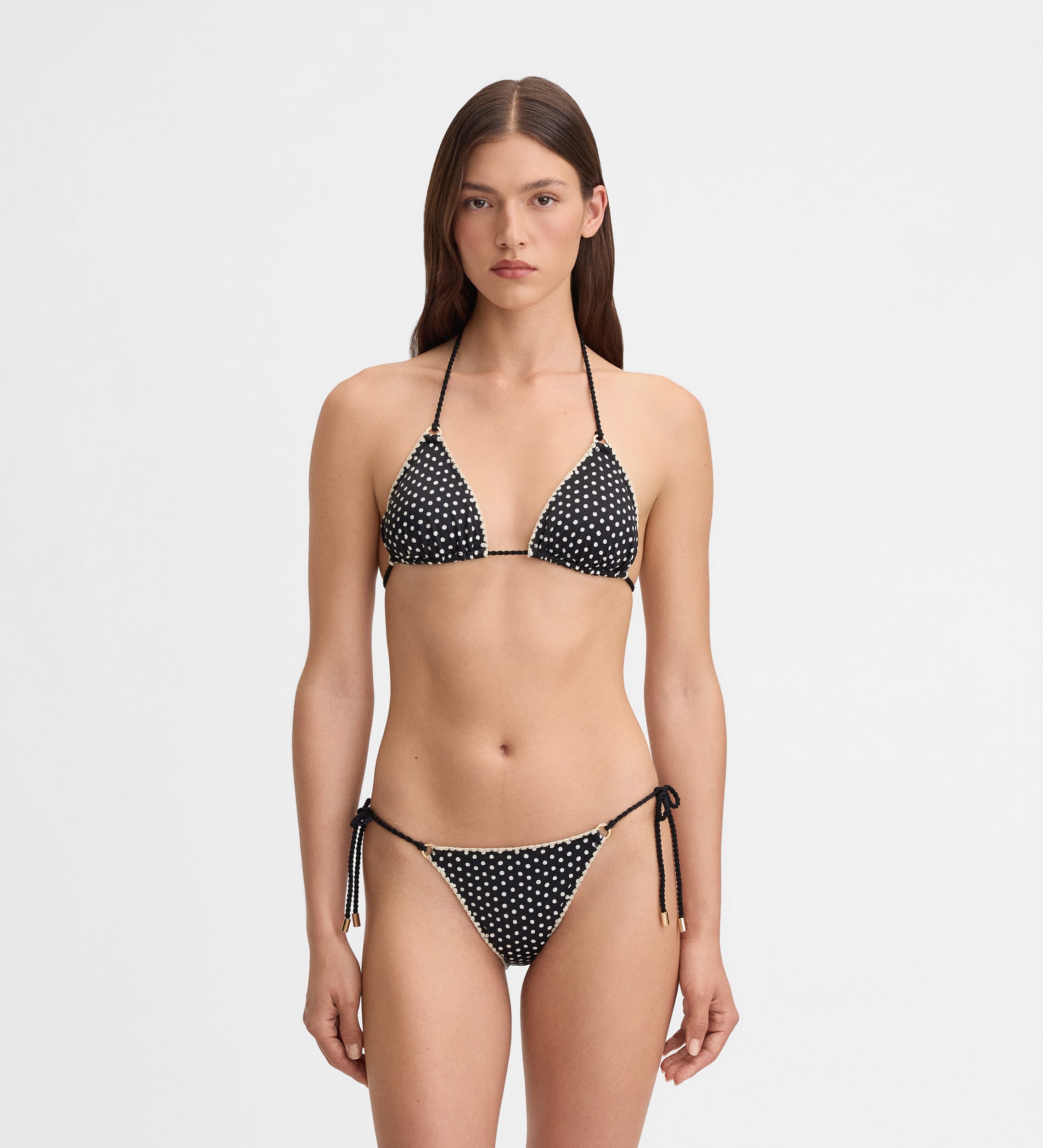 Top bikini estampado