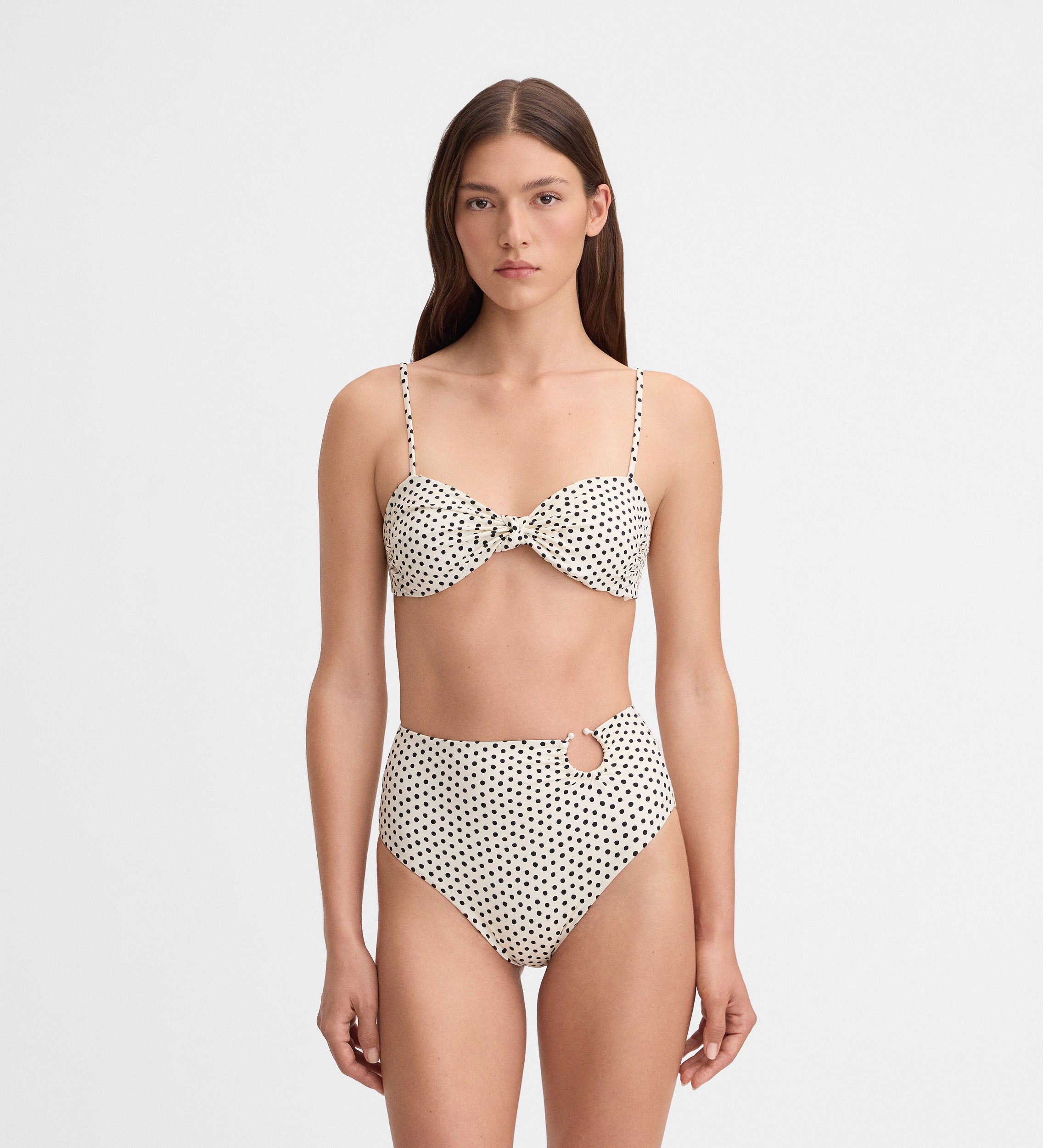 Braguita bikini tiro alto estampado