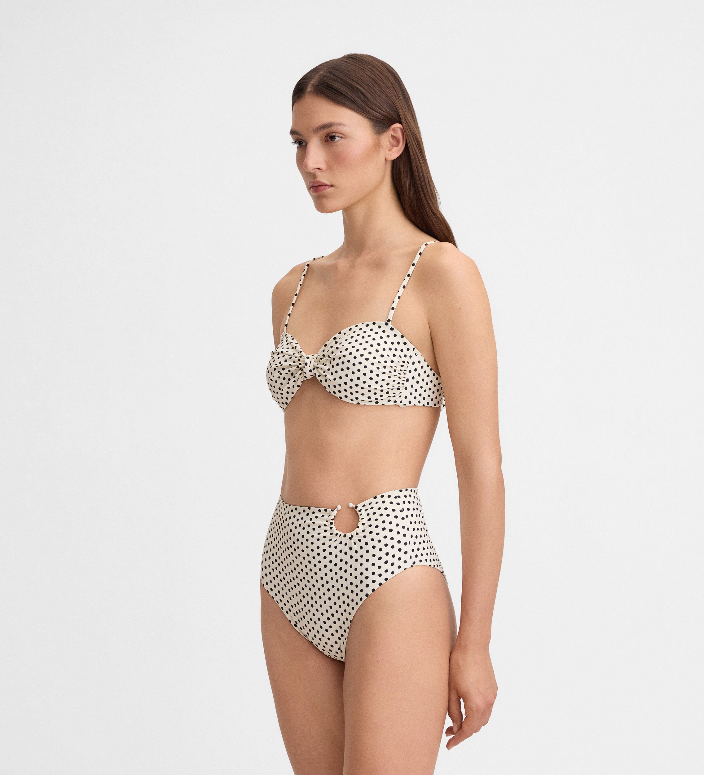 Braguita bikini tiro alto estampado