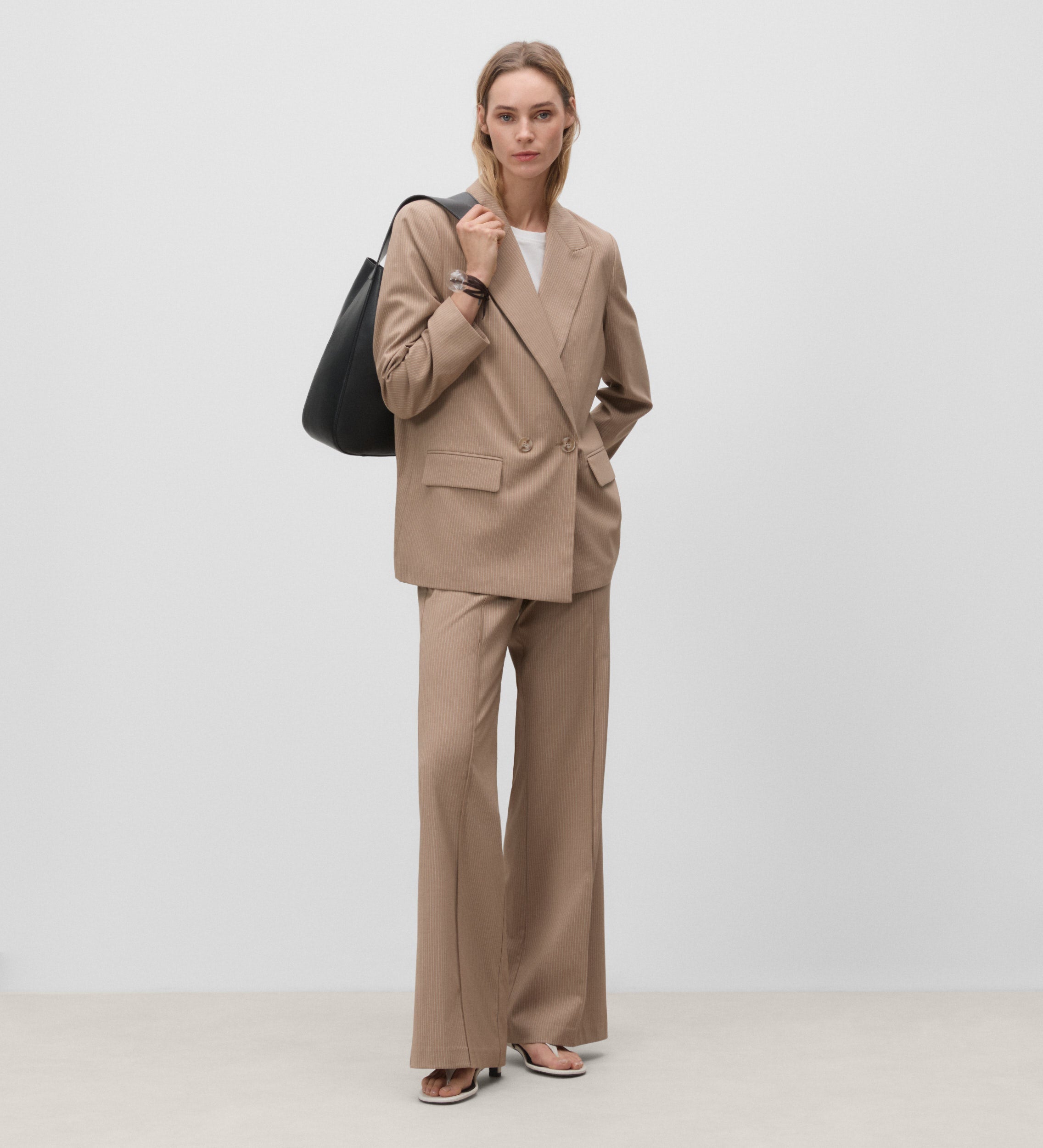 Blazer croisé à rayures